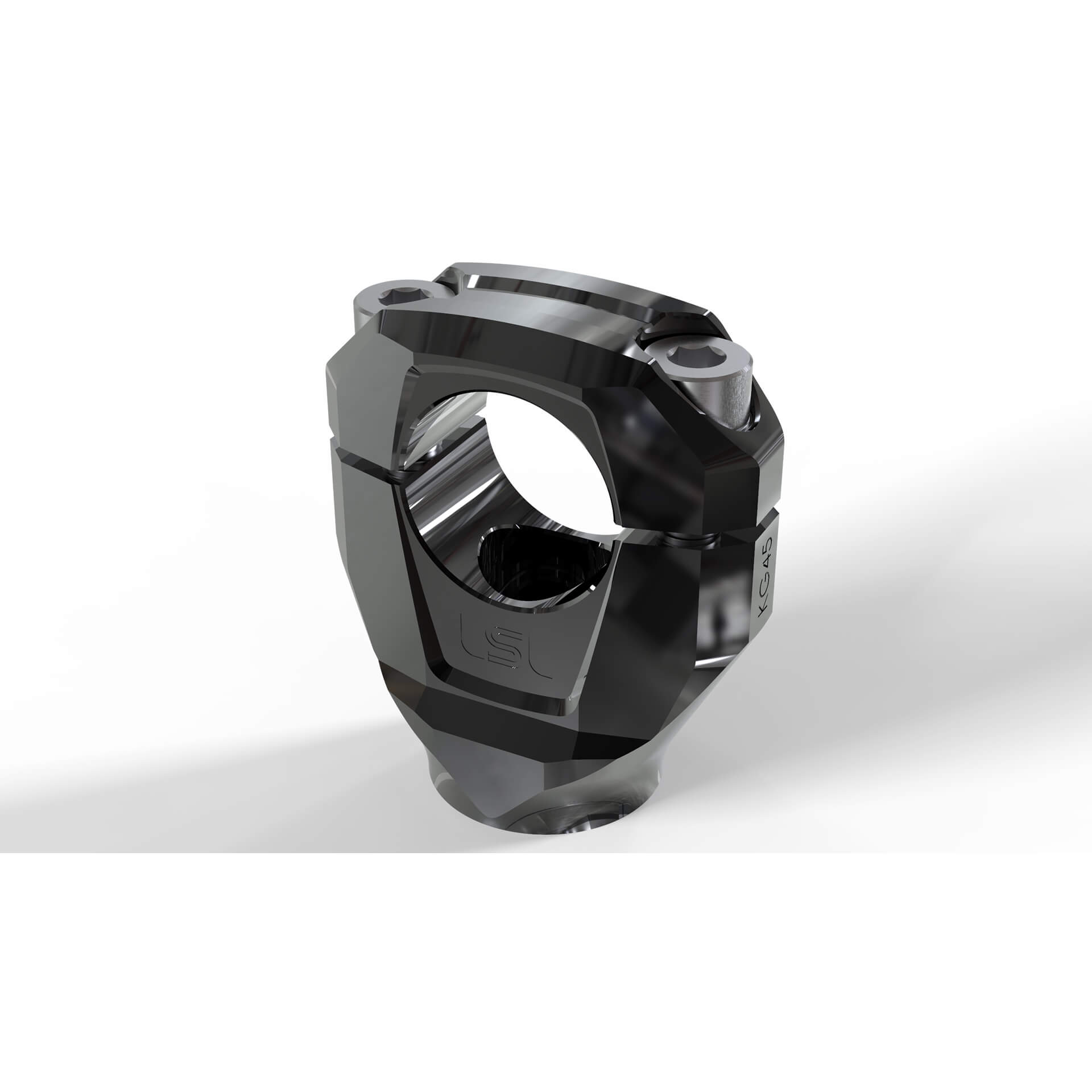 LSL Lenkerklemmböcke Gonia Ø28,6mm universal schwarz 90mm - Motorradteile & Ersatzteile - Lenker, Griffe & Hebel