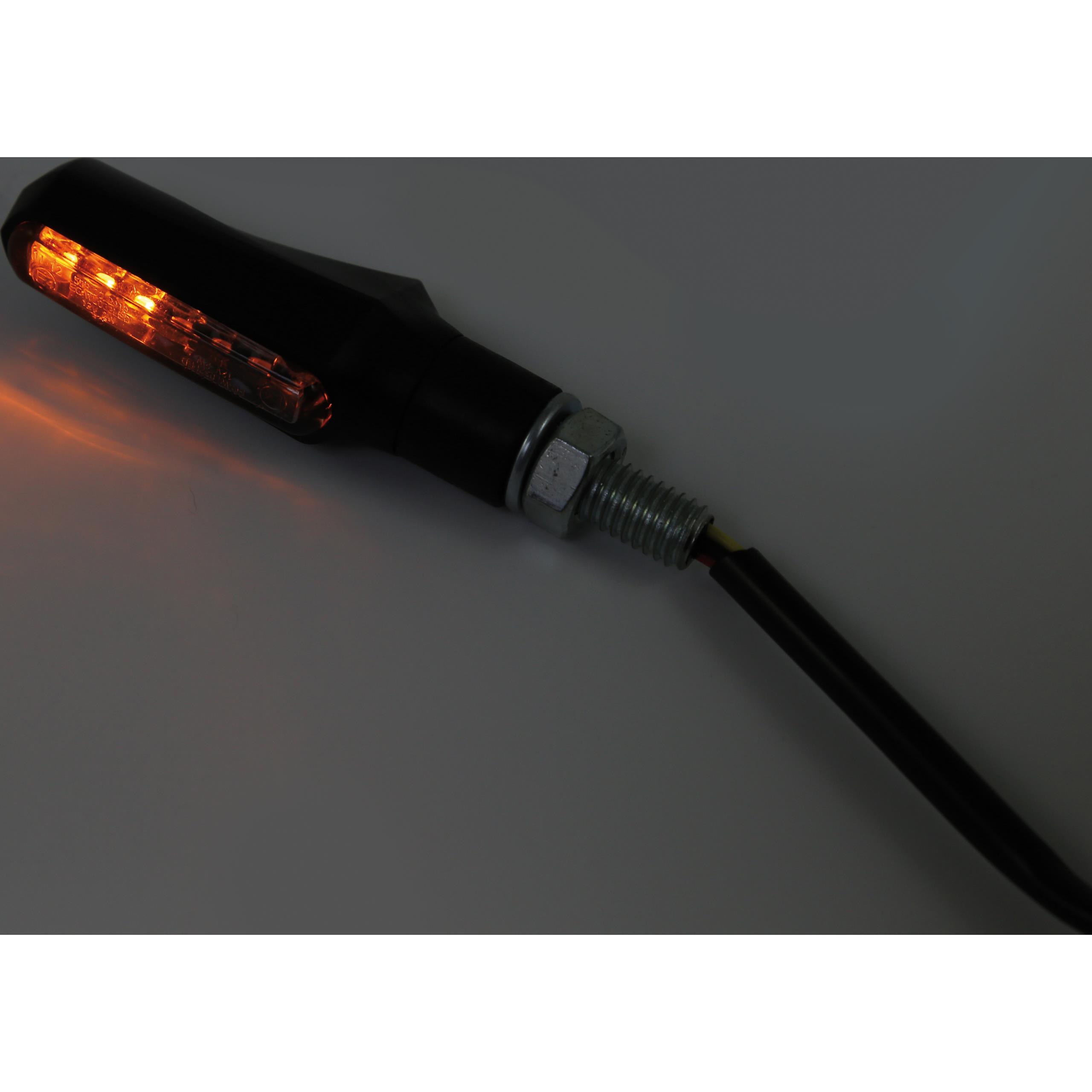 HIGHSIDER smart-LED Rücklicht/Blinkerpaar M8 Shorty Fin schwarz, getönt-5706471029001260