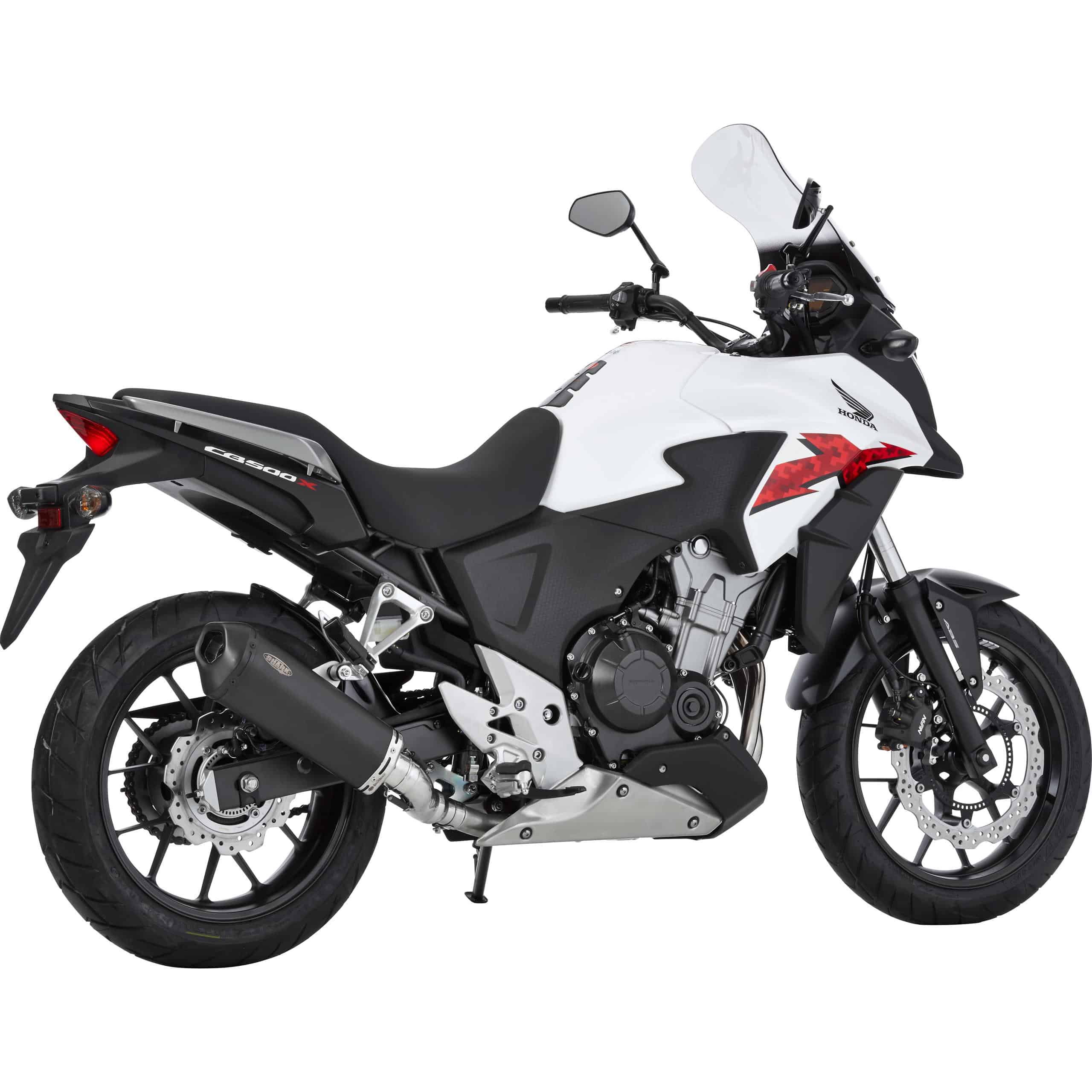 Shark exhaust DSX-10 Auspuff für Honda CB/CBR 500 F/X/R 2013-2015 schwarz - Motorradteile & Ersatzteile - Auspuff