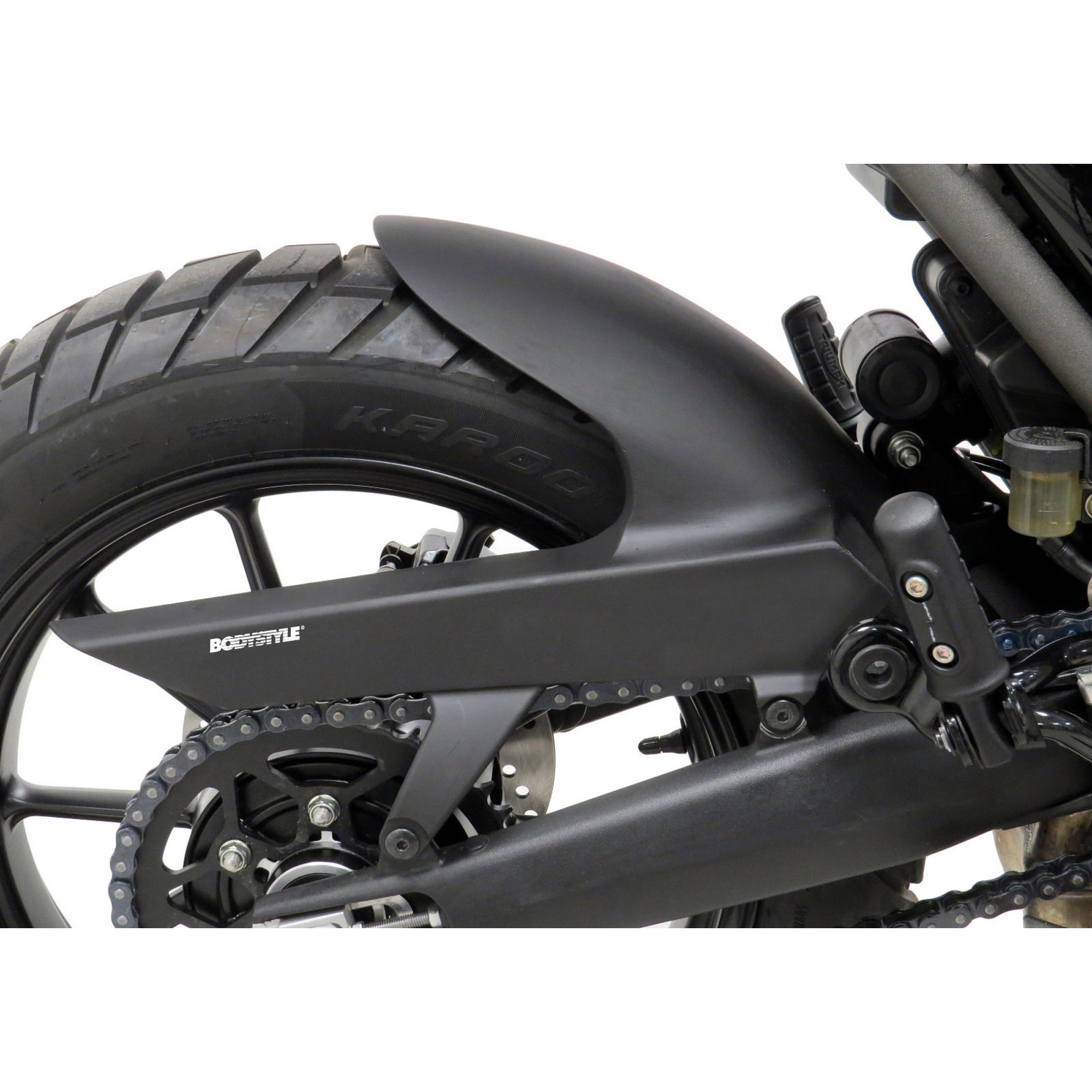 Bodystyle Hinterradabdeckung Sportsline schwarz für Scrambler/Speed400 - Motorradteile & Ersatzteile - Verkleidungen & Abdeckungen