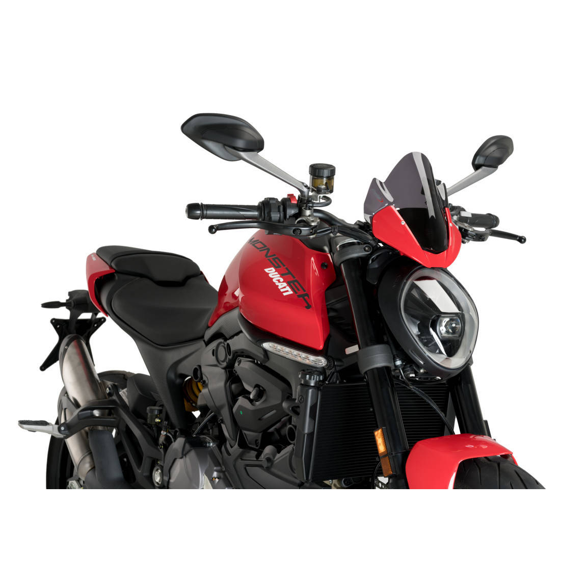 Puig Sportscheibe stark getönt für Ducati Monster 937 /+/SP 2021- - Motorradteile & Ersatzteile - Verkleidungen & Abdeckungen