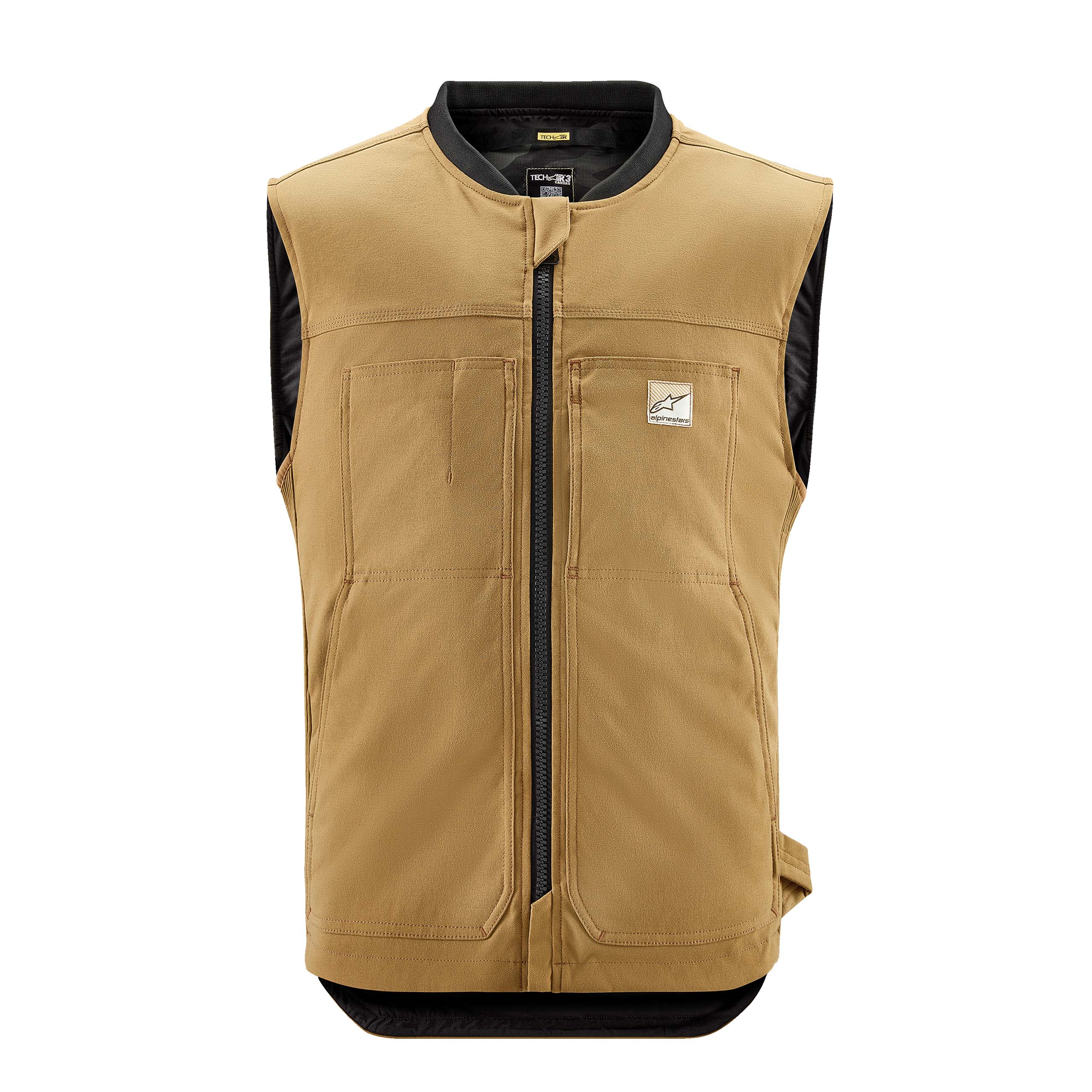 Alpinestars Tech-Air 3 V2 Canvas Airbag Weste tan 4XL - Motorradbekleidung - Protektoren & Sicherheit