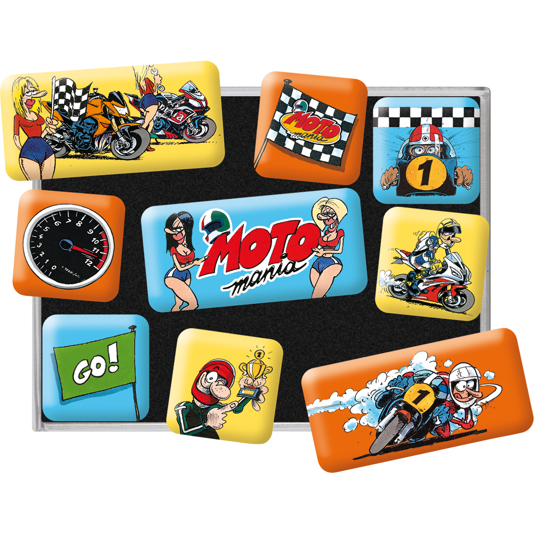 Nostalgic-Art-Magnet-Set MOTOmania - The Winner Takes It All-5743261207000227