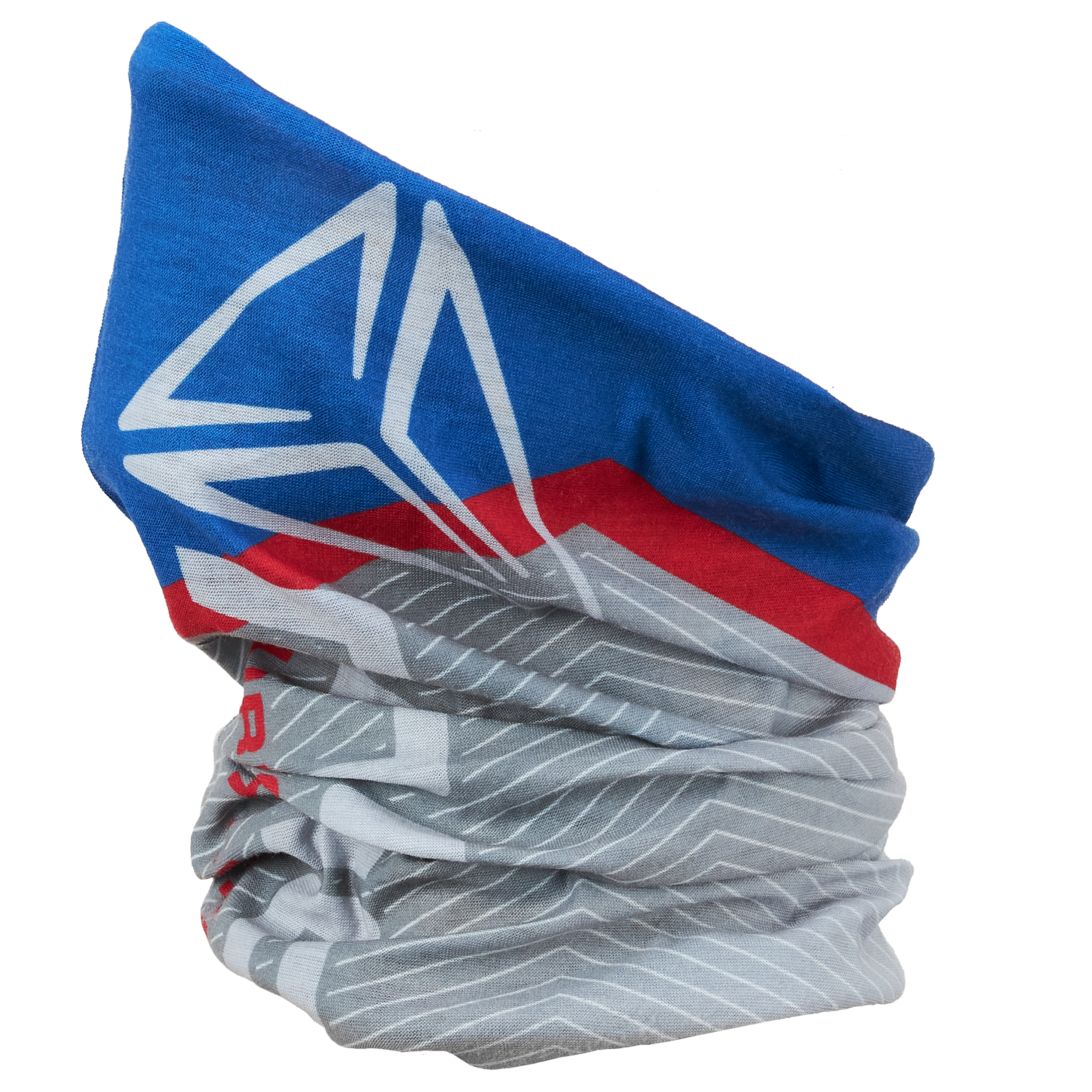 Pharao multifunctional cloth light grey/blue/red