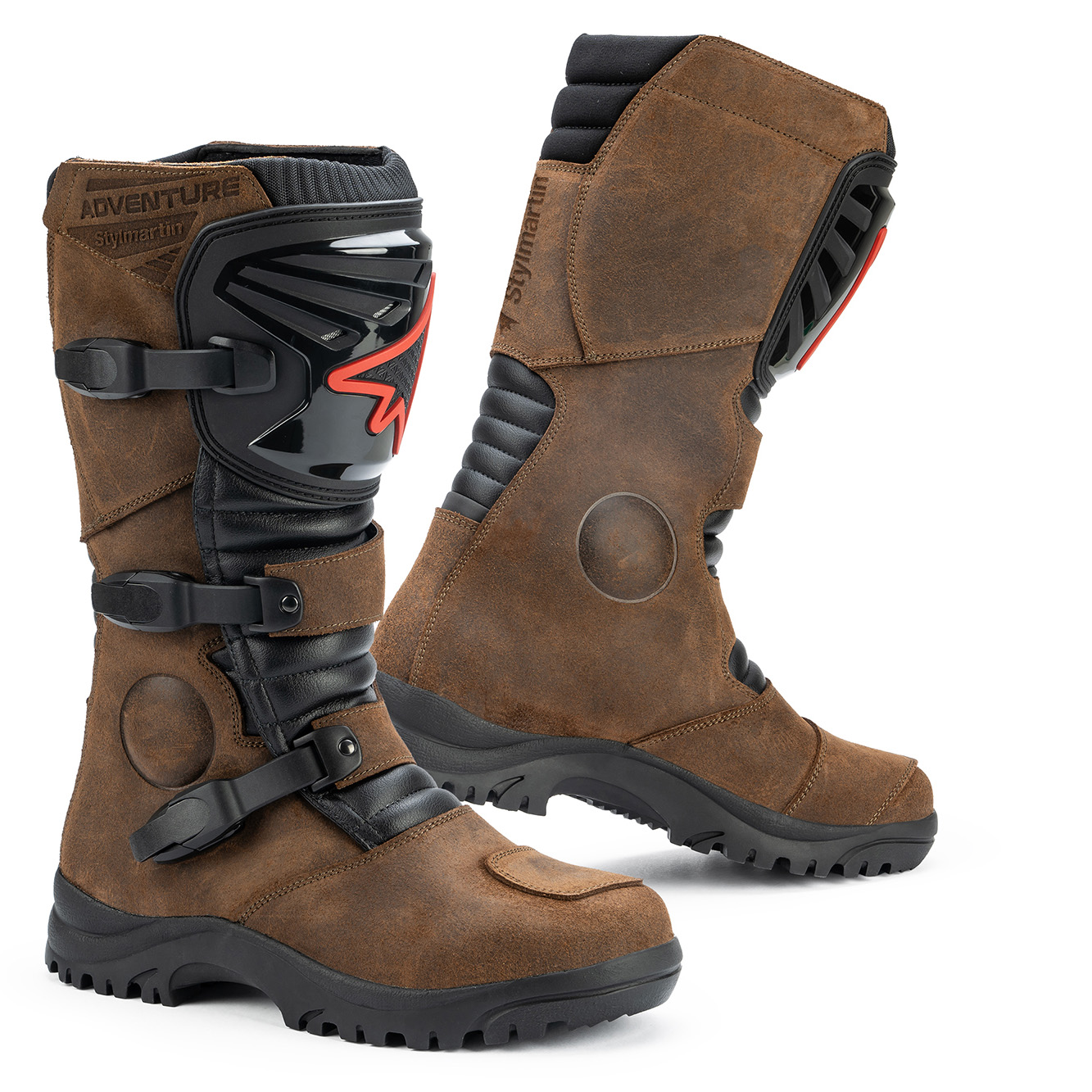 Stylmartin Overlander WP motorcycle boots brown