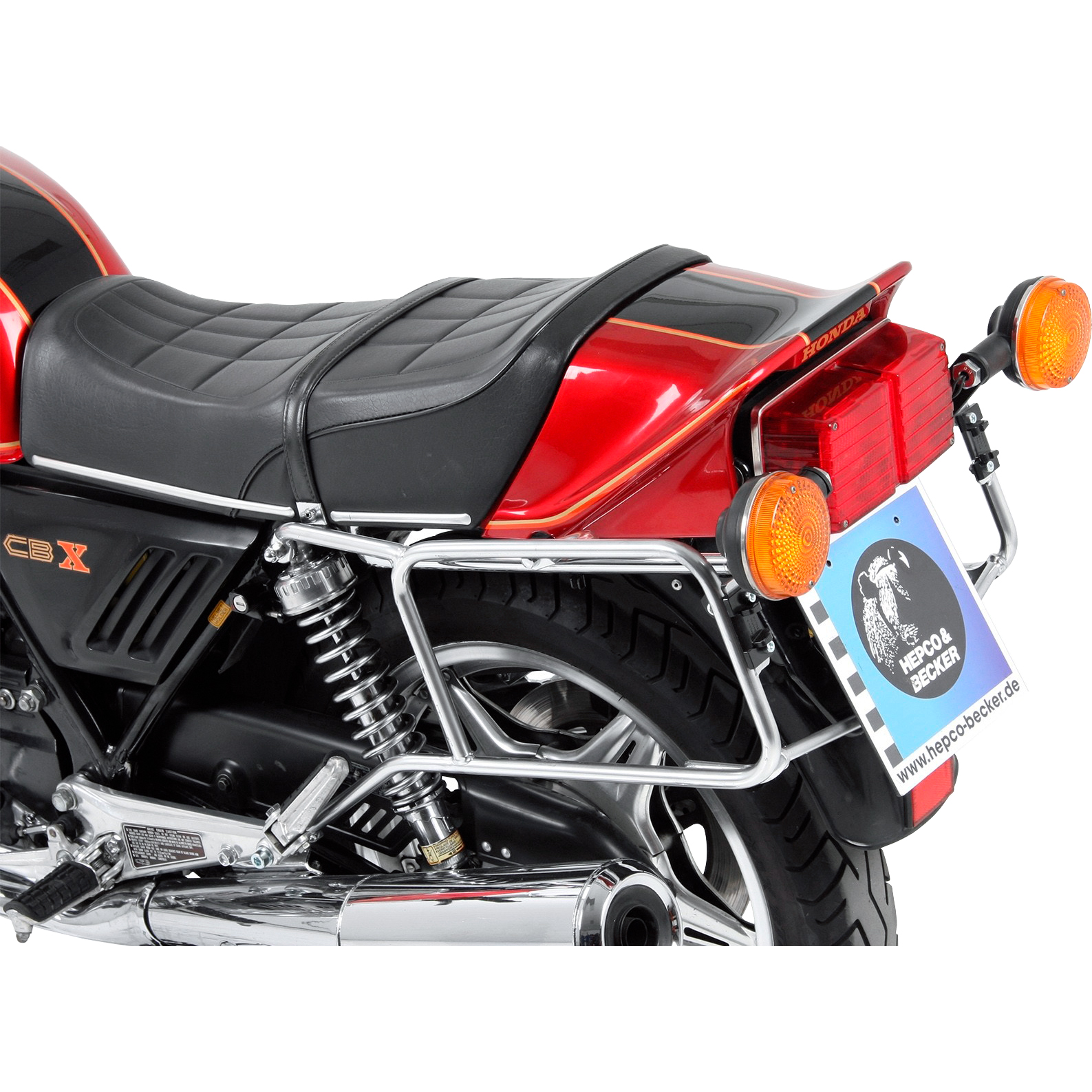 Hepco & Becker Seitenkofferträger chrom für Honda CBX 1000 1978-1980 - Motorradzubehör - Motorradgepäck