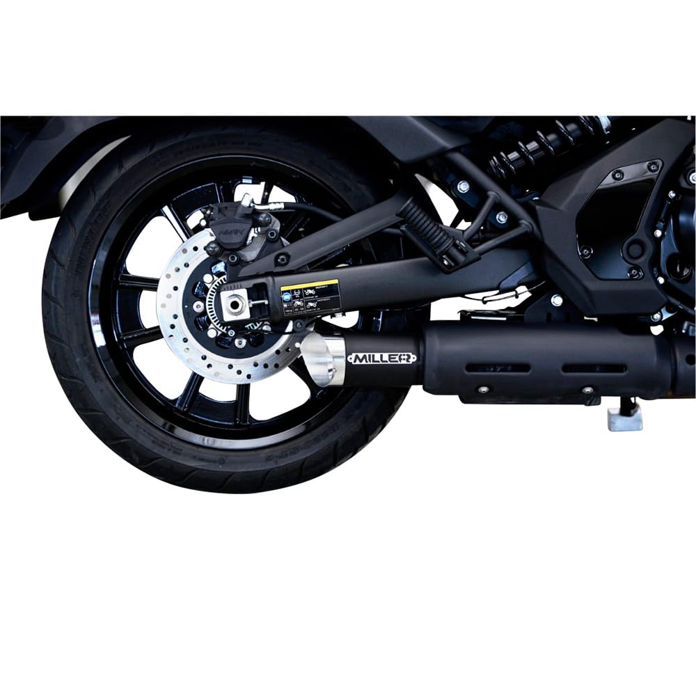 Miller Exhaust-Auspuff slip-on SlashCut schwarz/poliert für Kawasaki Vulcan-0000540003000261