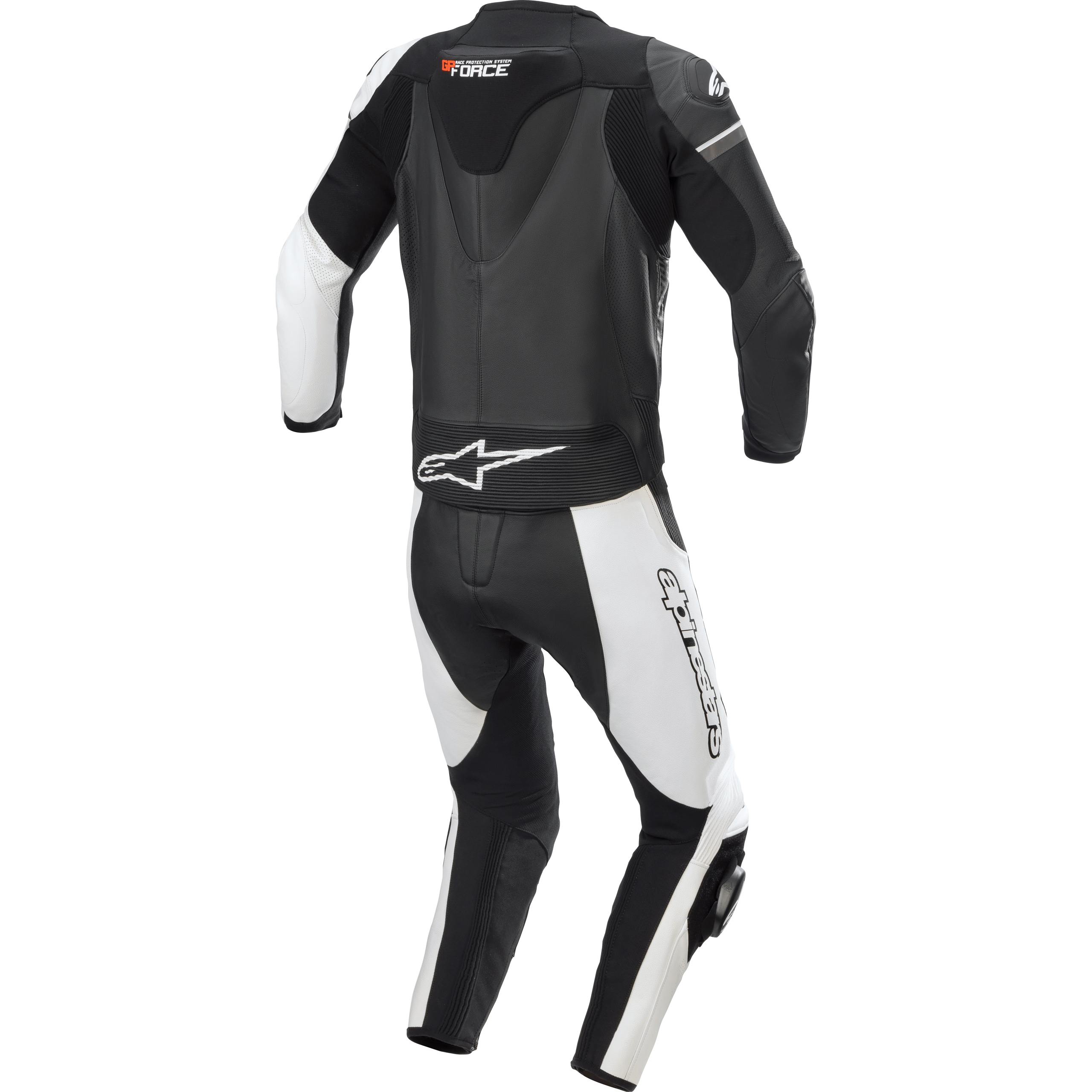 Alpinestars-GP Force Phantom Lederkombi 2-tlg. schwarz/weiß/grau 50-1208391999007306