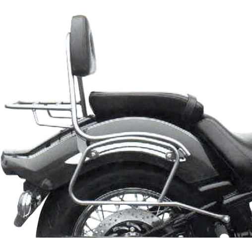 Hepco & Becker Sissybar mit Gepäckträger chrom für XVS 1100 Drag Star - Motorradteile & Ersatzteile - Anbauteile