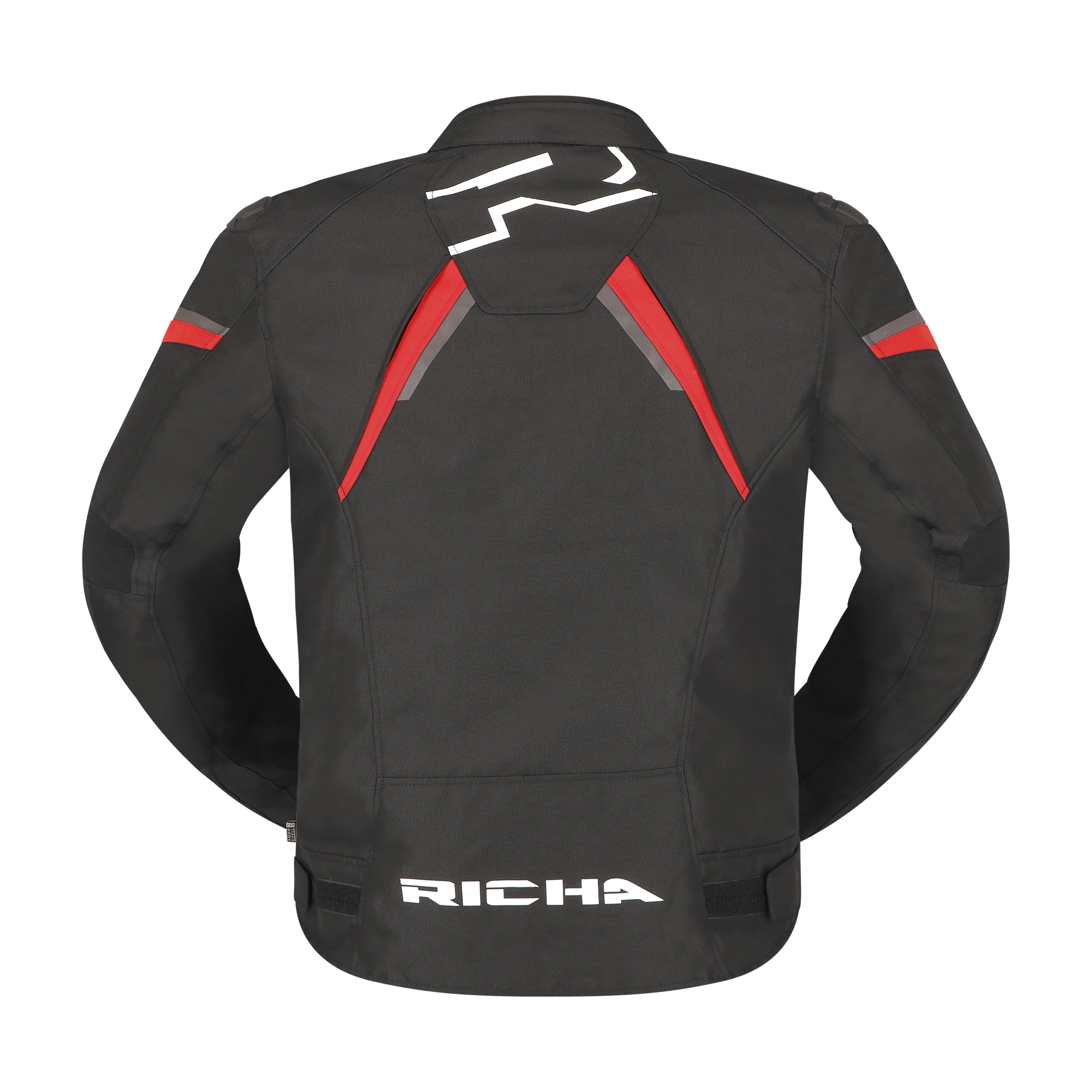 Richa-Gotham 3 WP Textiljacke schwarz/rot-0000881999033