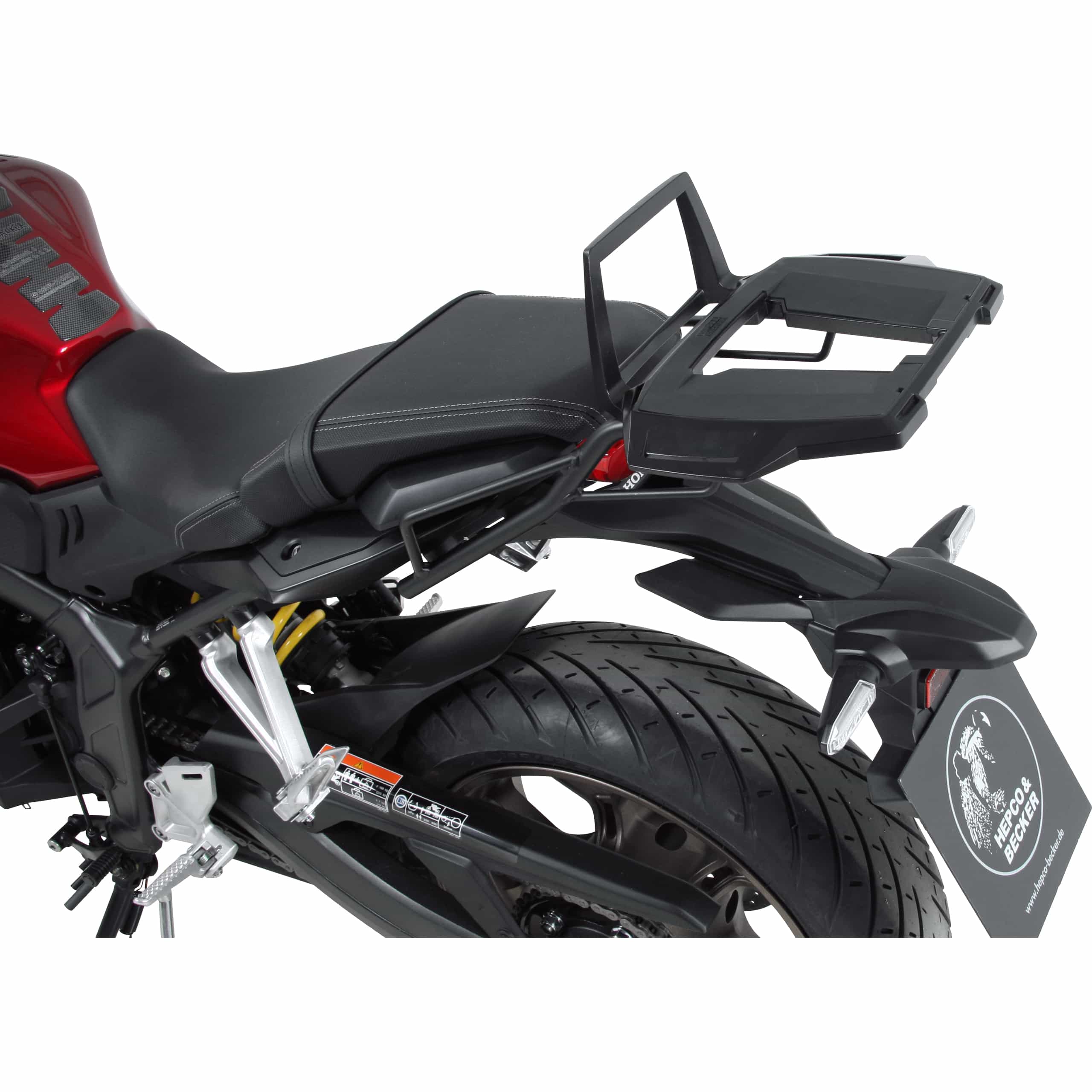 Hepco & Becker Alurack Gepäckbrücke schwarz für Honda CB 650 R 2019-2020 - Motorradzubehör - Motorradgepäck