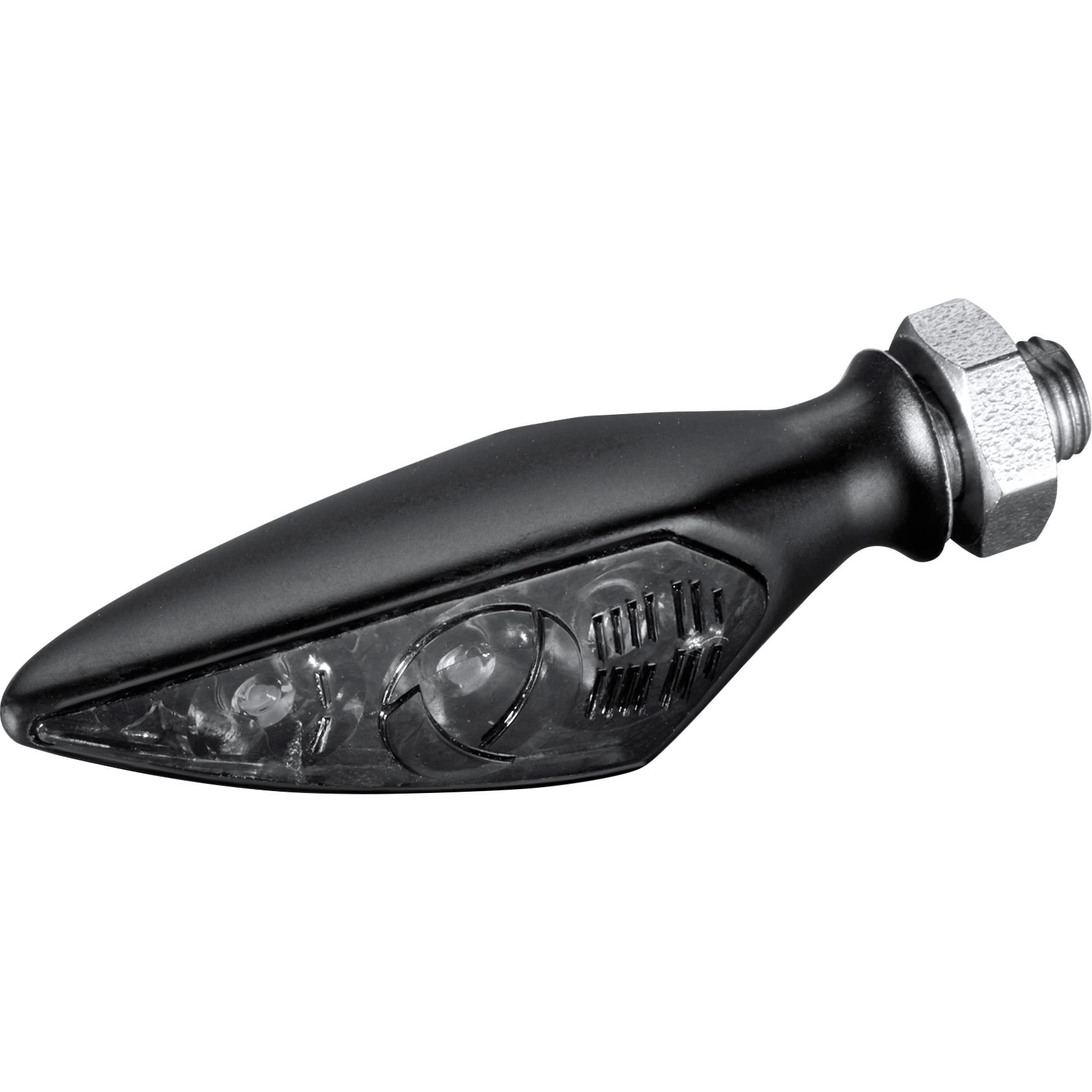 Kellermann-LED Metall Blinker M5 Rhombus S Dark-5730751020000001