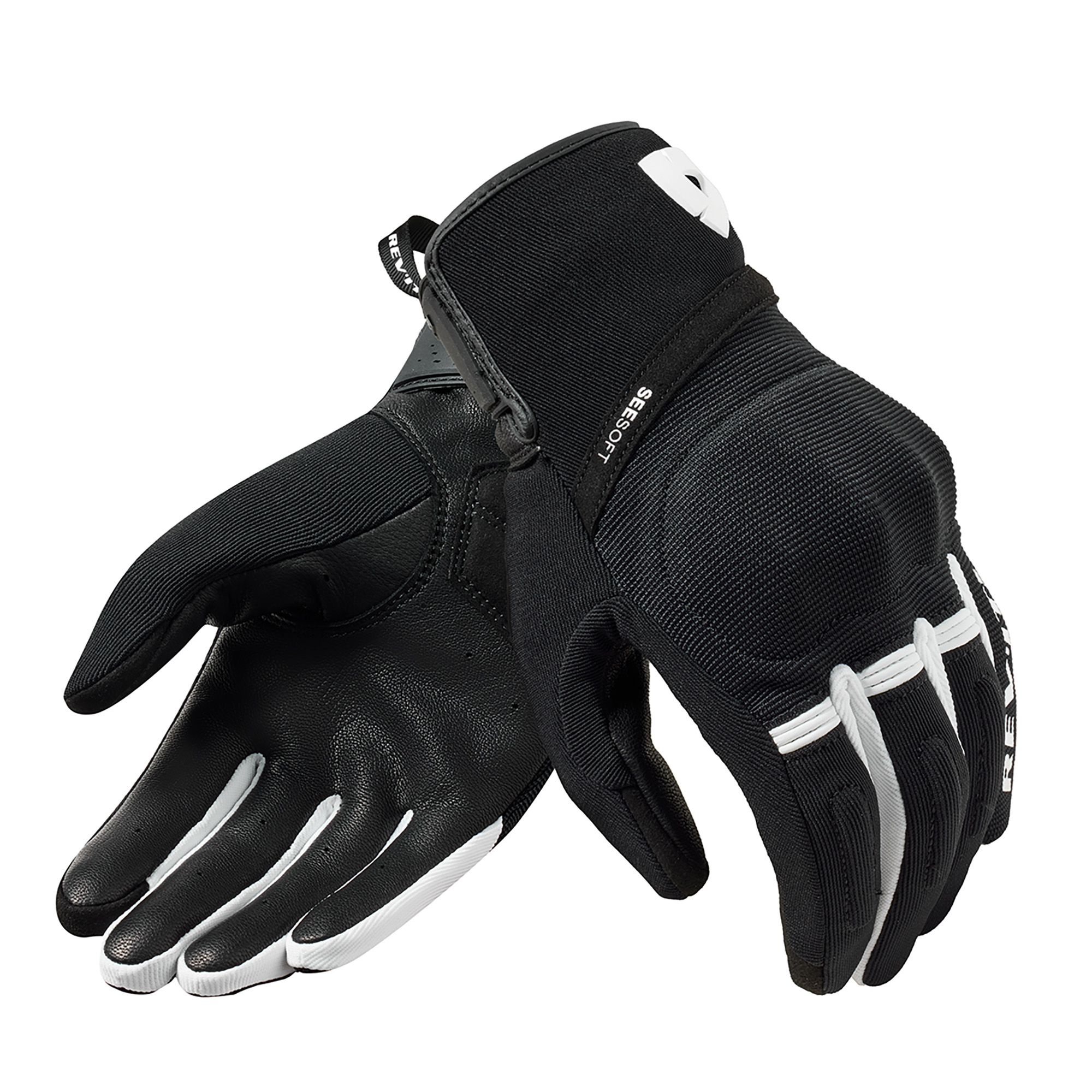 REV'IT!-Mosca 2 Handschuh schwarz/weiß S-0002085007031008