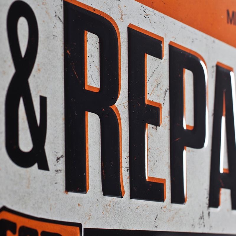 Nostalgic-Art-Blechschild 25 x 50 "Harley Davidson Service & Repair"-5724591207000041