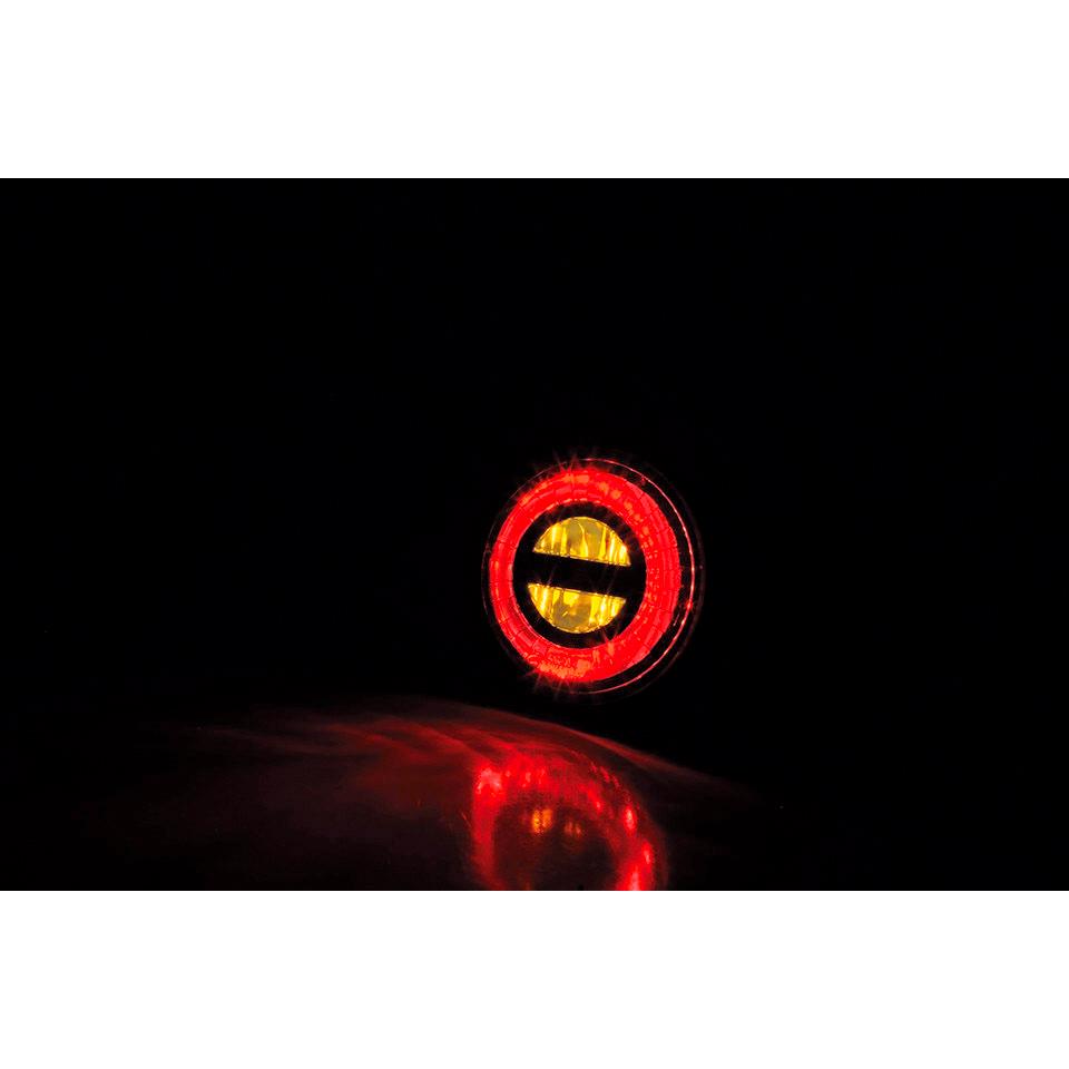 Highsider-LED Alu Rücklicht/Blinkerpaar Rocket Bullet Ø45mm-5710991029001521