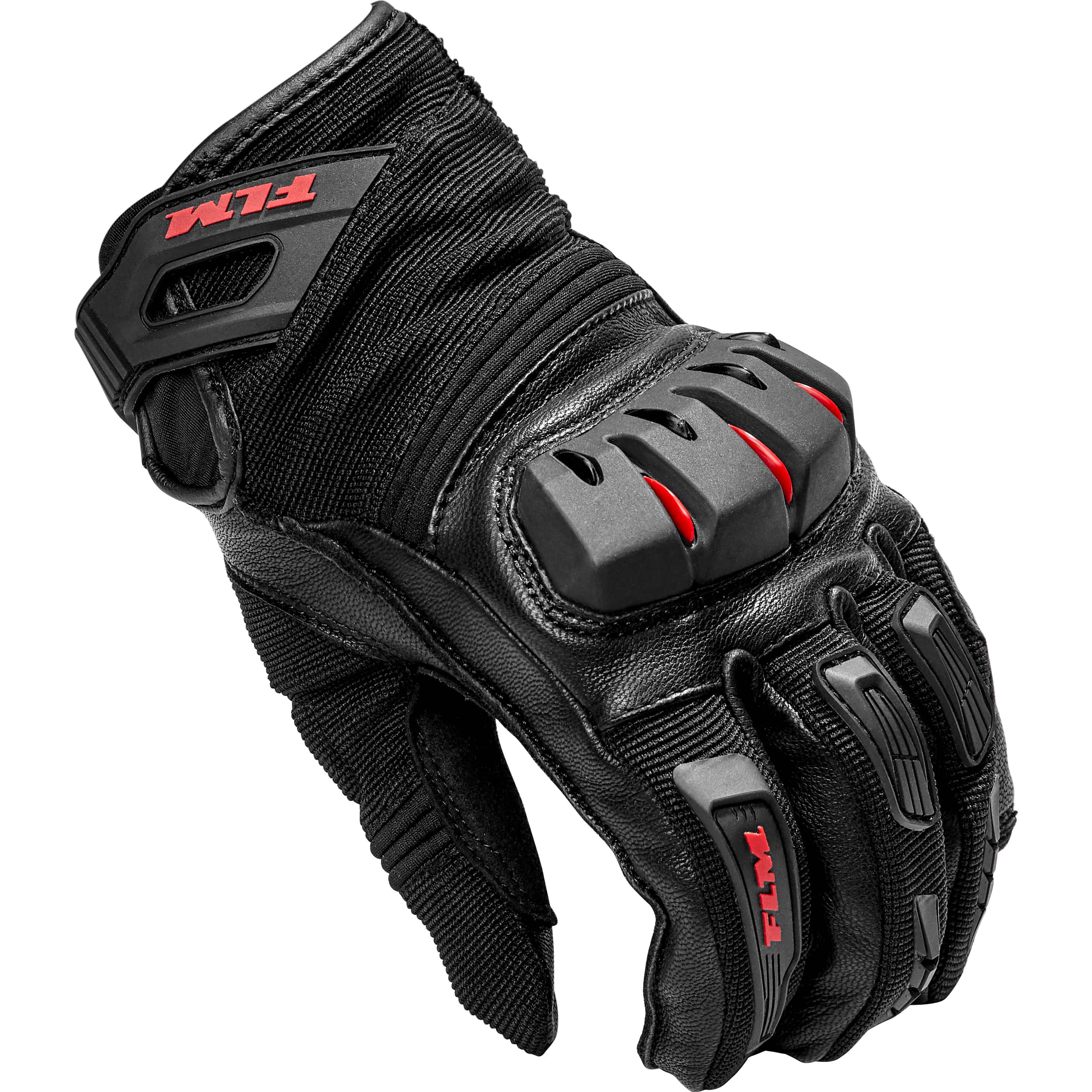FLM-Sports Leder-/Textilhandschuh 3.0 schwarz-3111021007001