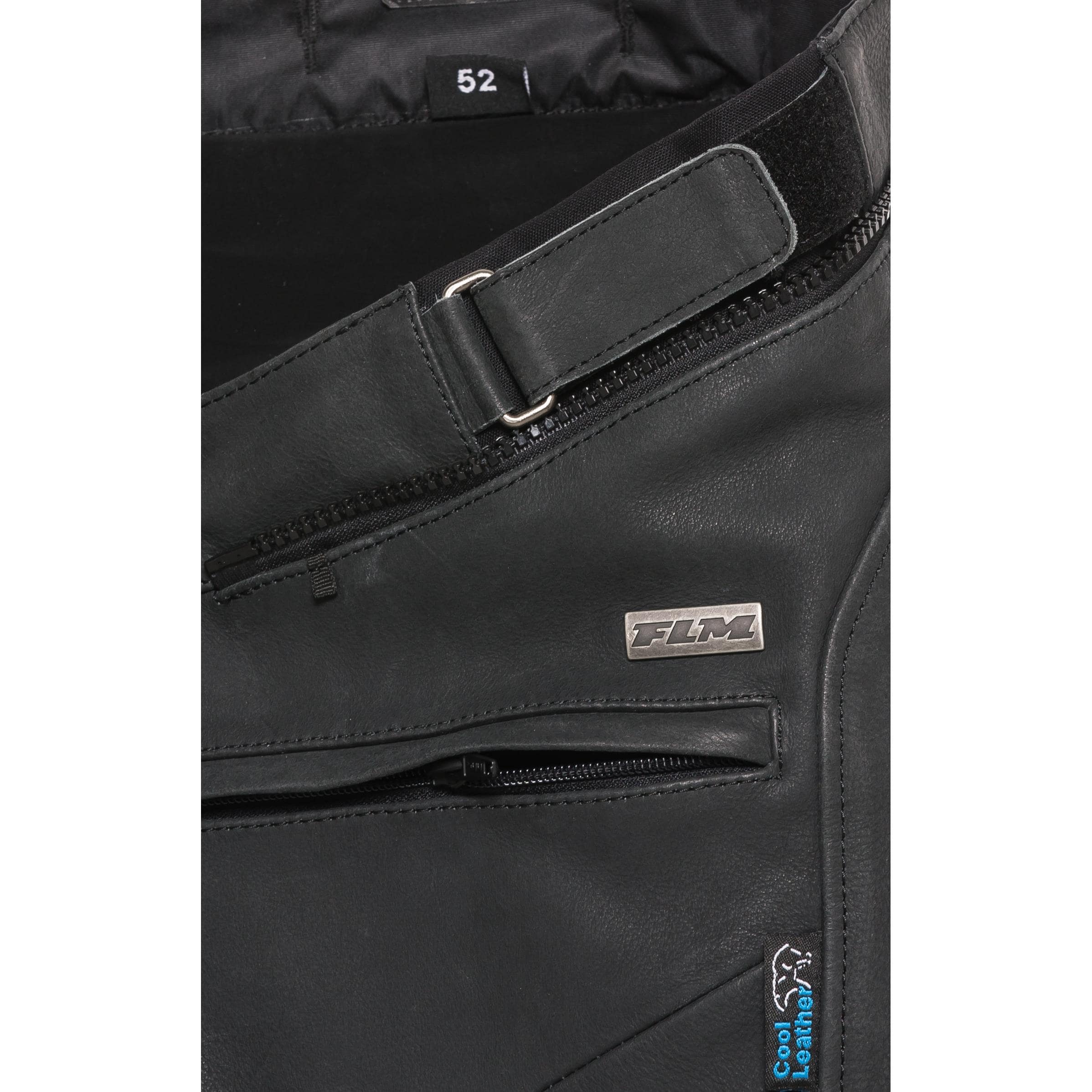 FLM-Touren Nubuk Lederhose 1.0 schwarz 48-1101221999001305