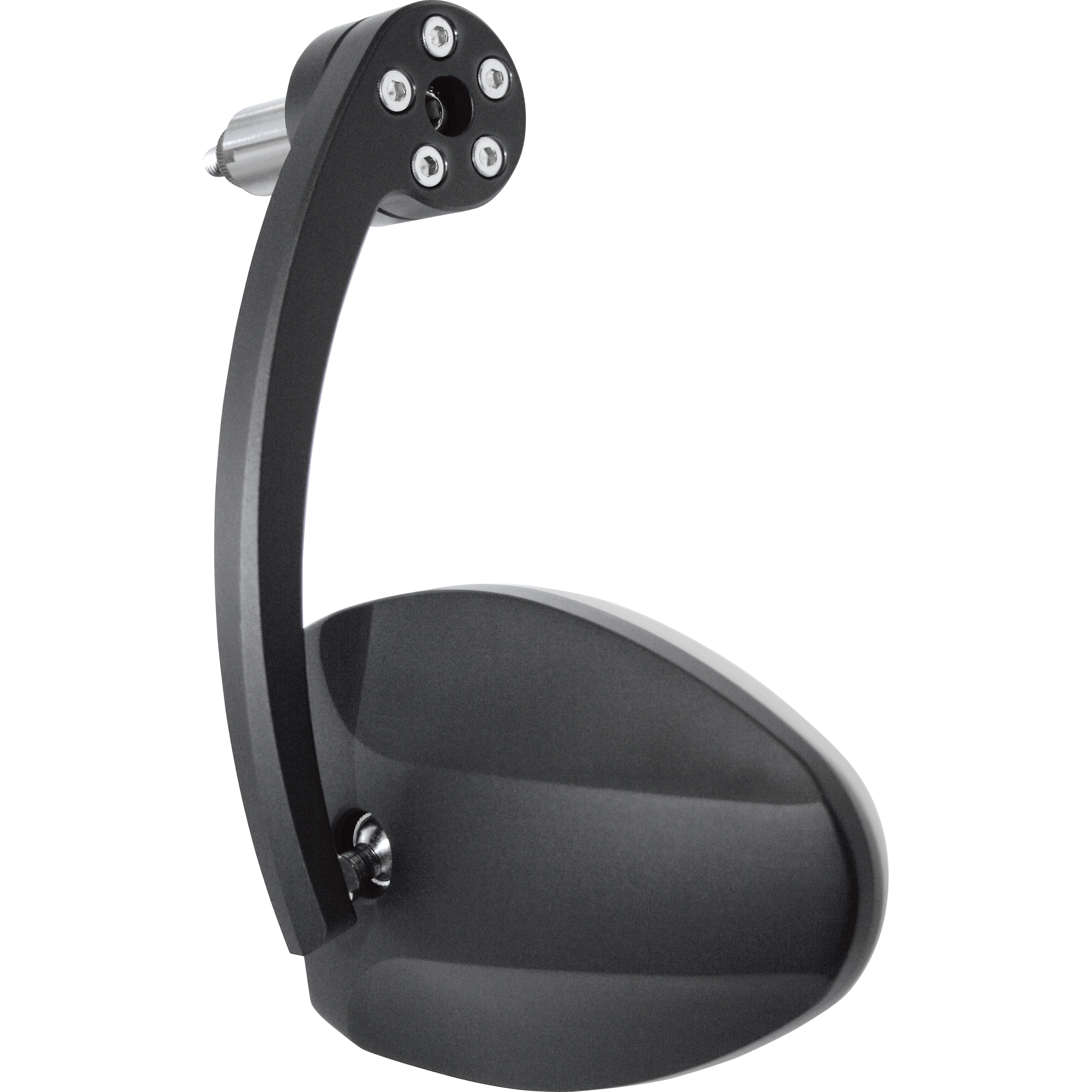 Highsider-Lenkerendenspiegel für 12-22mm Ferrara 2 Evo Alu schwarz-5700001112004520