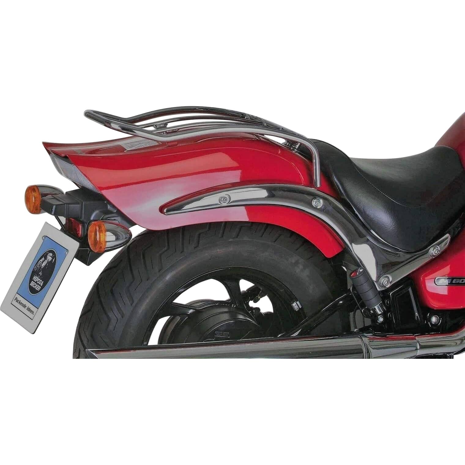 Hepco & Becker Solorack chrom für Suzuki M 800 Intruder 2005-2008 - Motorradzubehör - Motorradgepäck