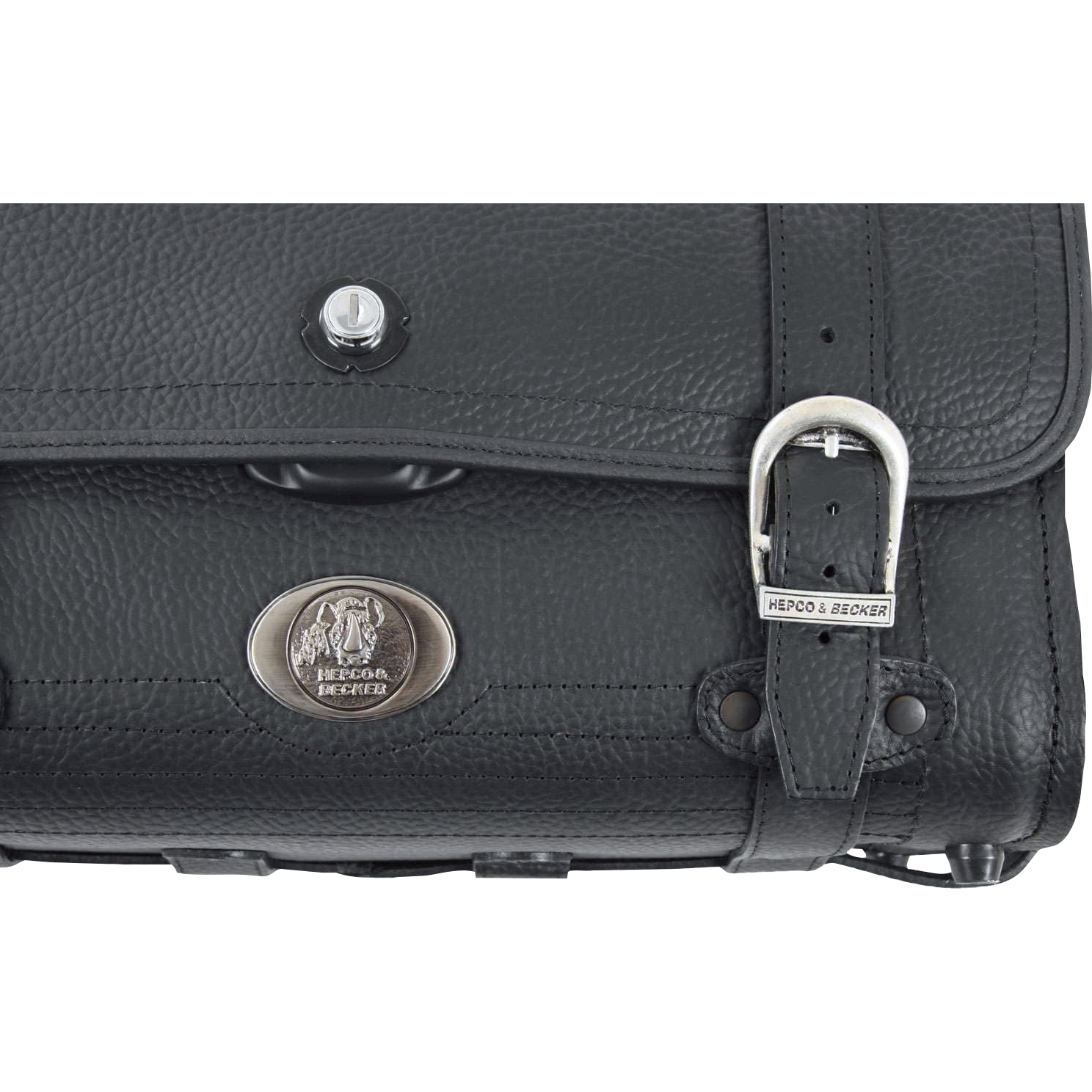 Hepco & Becker-Lederhecktasche Handbag Liberty 28 Liter Stauraum-7031021212000030