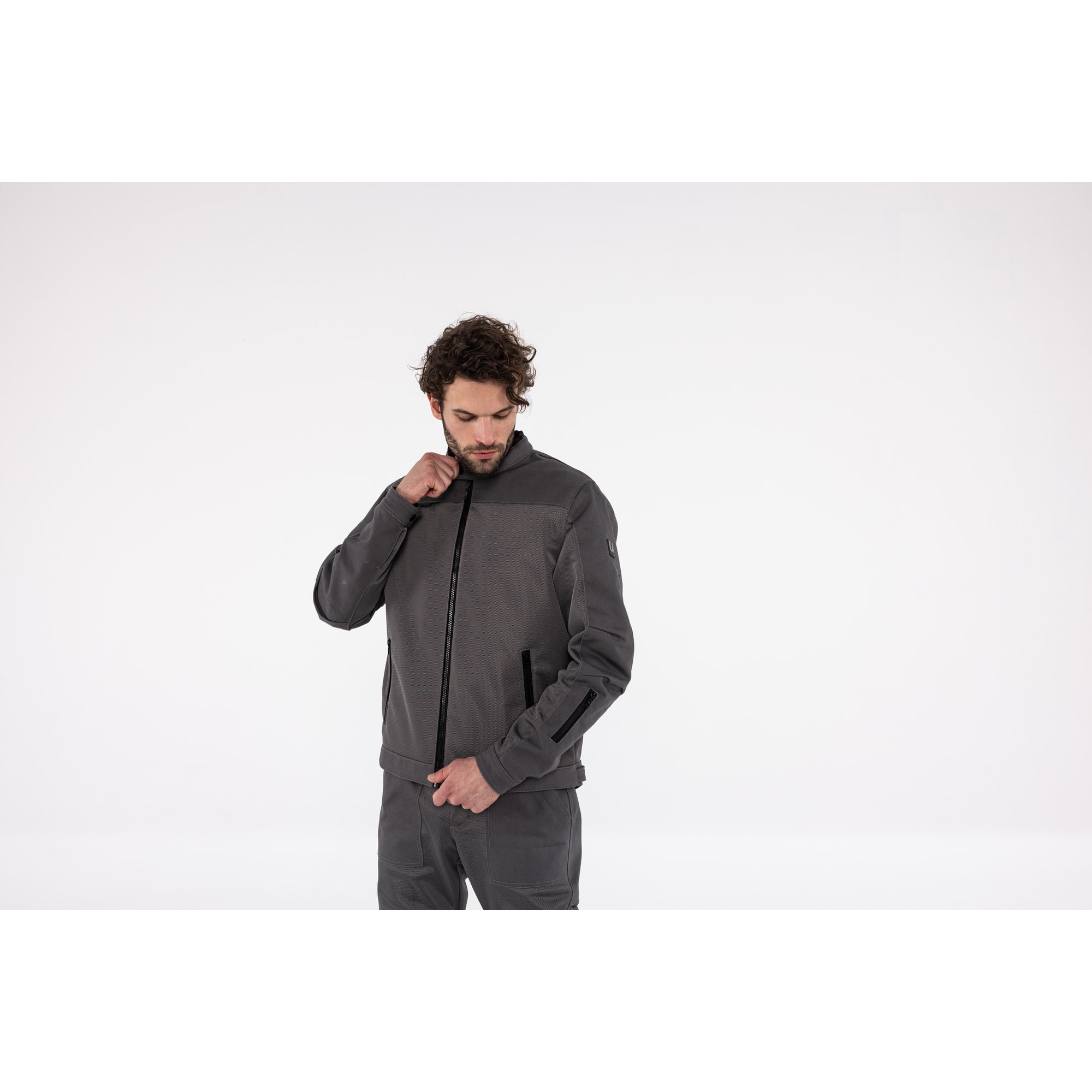 John Doe-Aero Mesh Jacke grau L-0000463005007010