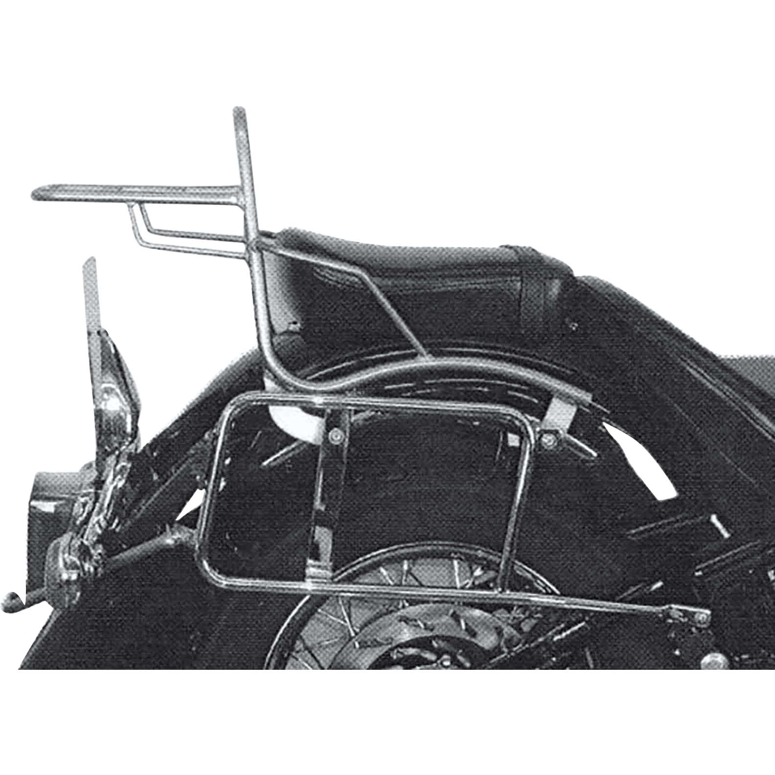 Hepco & Becker Seitenkofferträger chrom für XVS 1100 Drag Star Classic - Motorradzubehör - Motorradgepäck