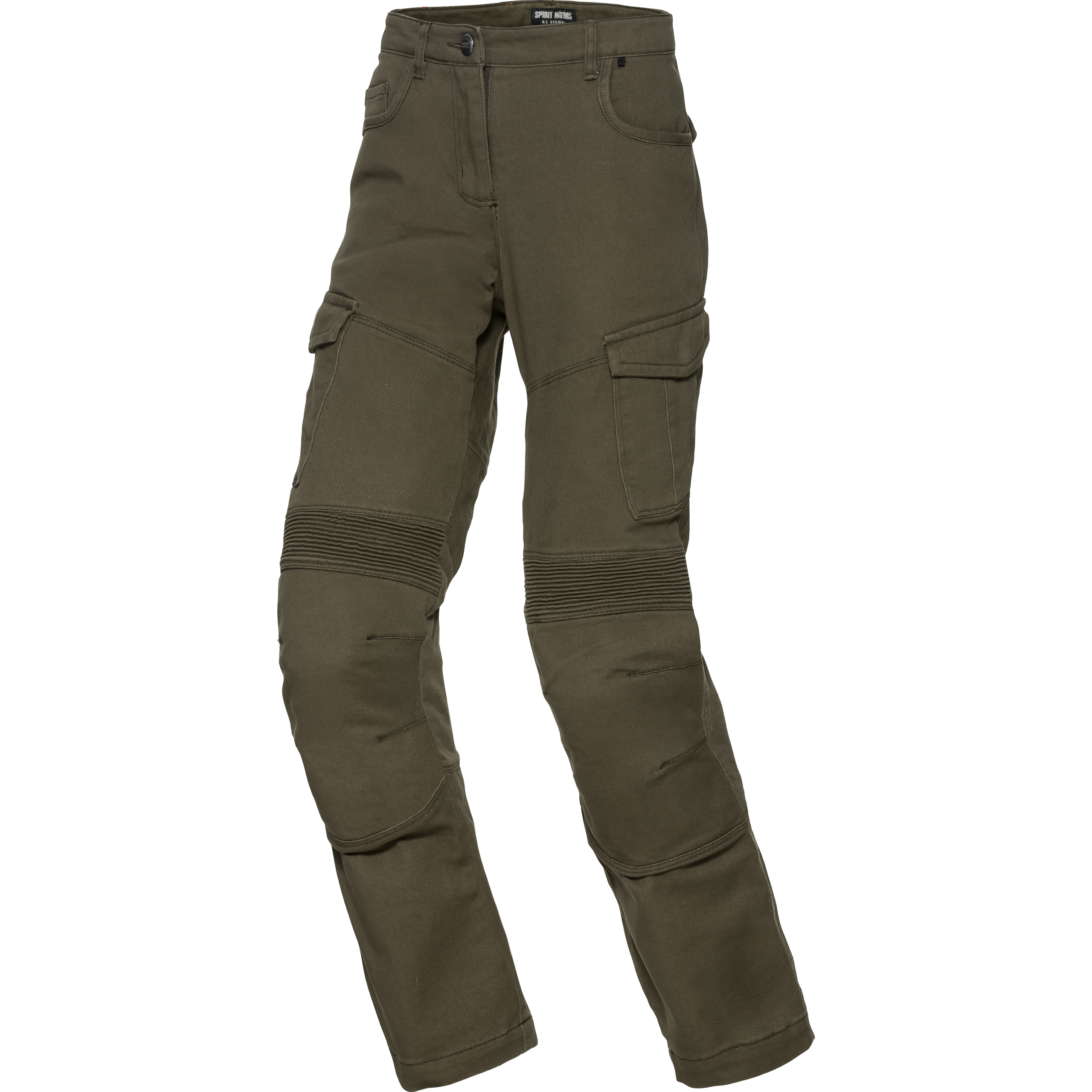 Spirit Motors Damen Cargo Hose 1.0 grün 36/30 - Motorradbekleidung - Motorradhosen