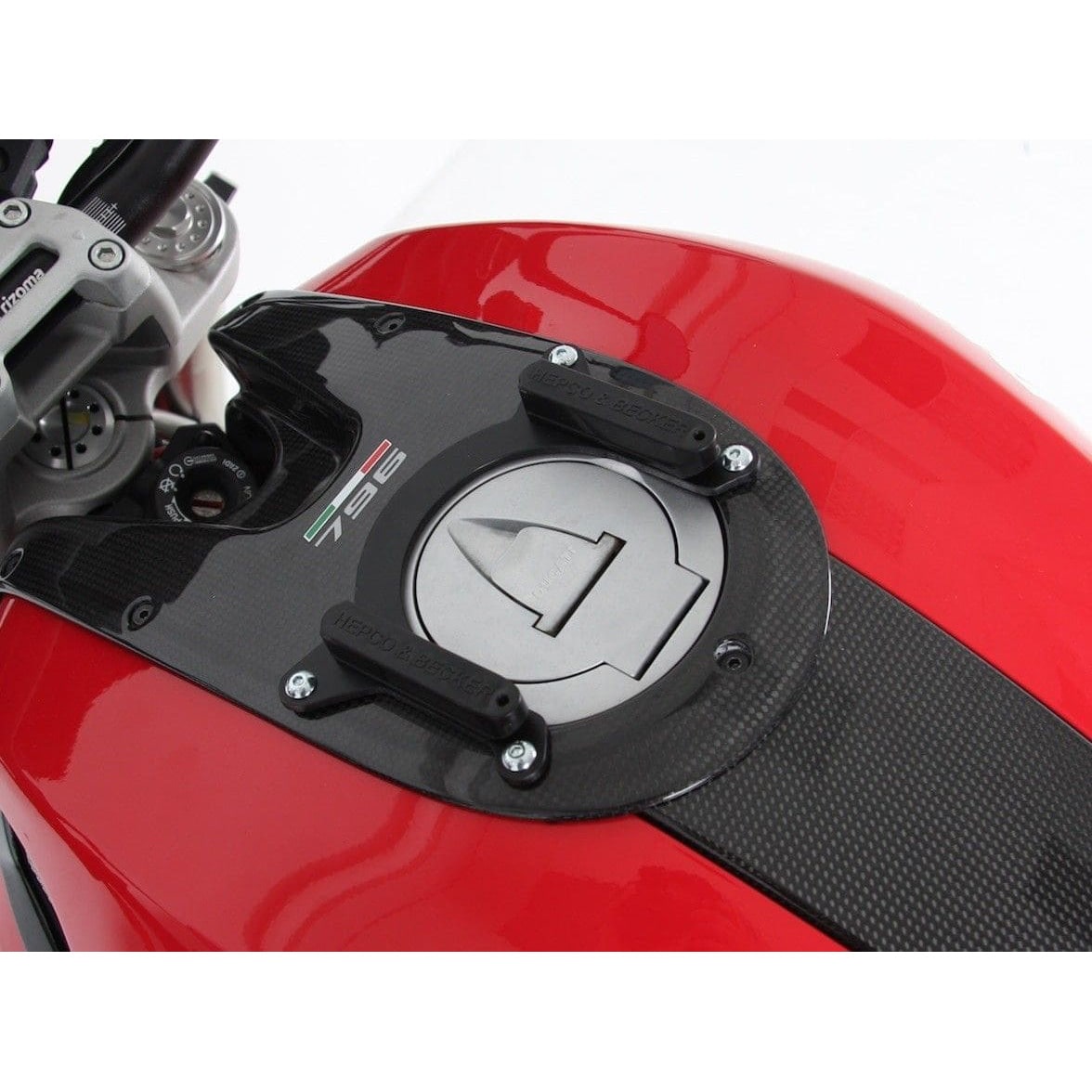 Hepco & Becker Lock-it Tankring Basic für Ducati Monster 1100 Evo 2011-2013 - Motorradzubehör - Motorradgepäck