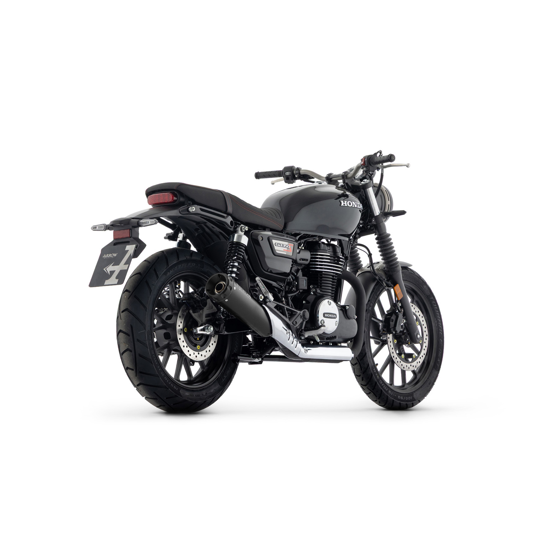 Arrow Exhaust Auspuff Rebel 74514RBN schwarz für Honda GB 350 S 2025- - Motorradteile & Ersatzteile - Auspuff