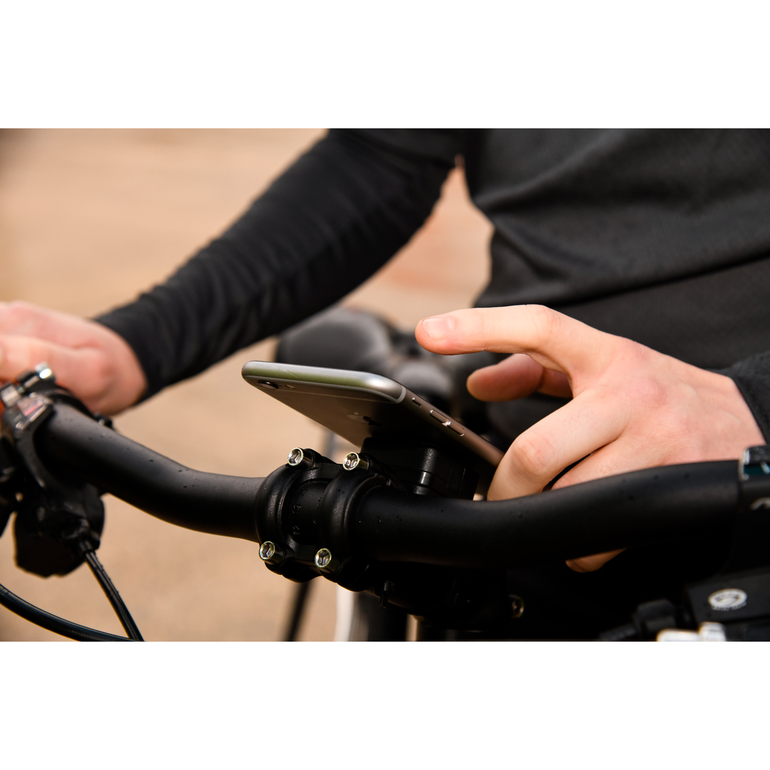Oxford-CliqR OX841 Smartphone-Lenkerhalter mit Strebe 25,4-34mm-5736051181010220
