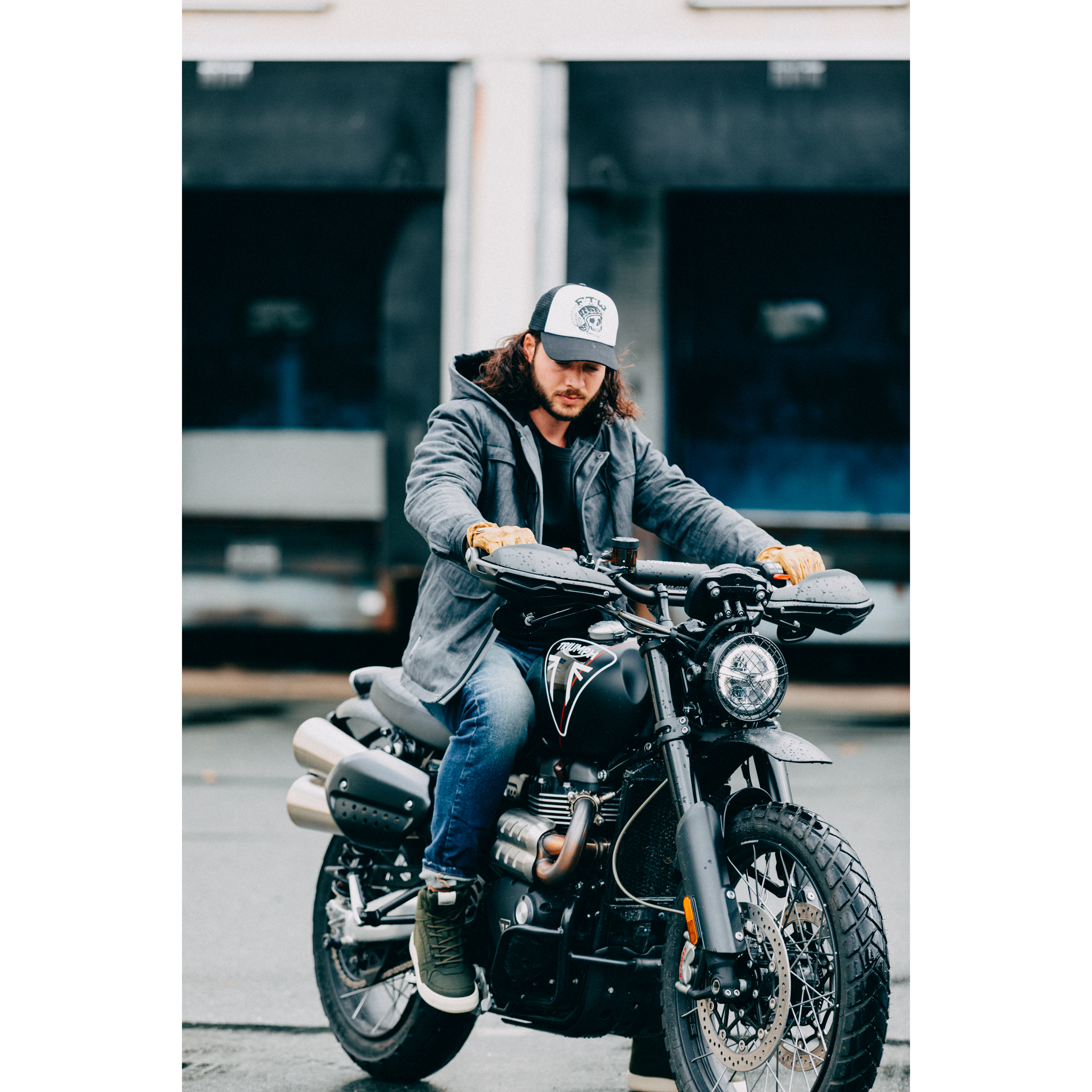 Spirit Motors-Billy Winker Motorradschnürstiefel kurz-3006661999026745