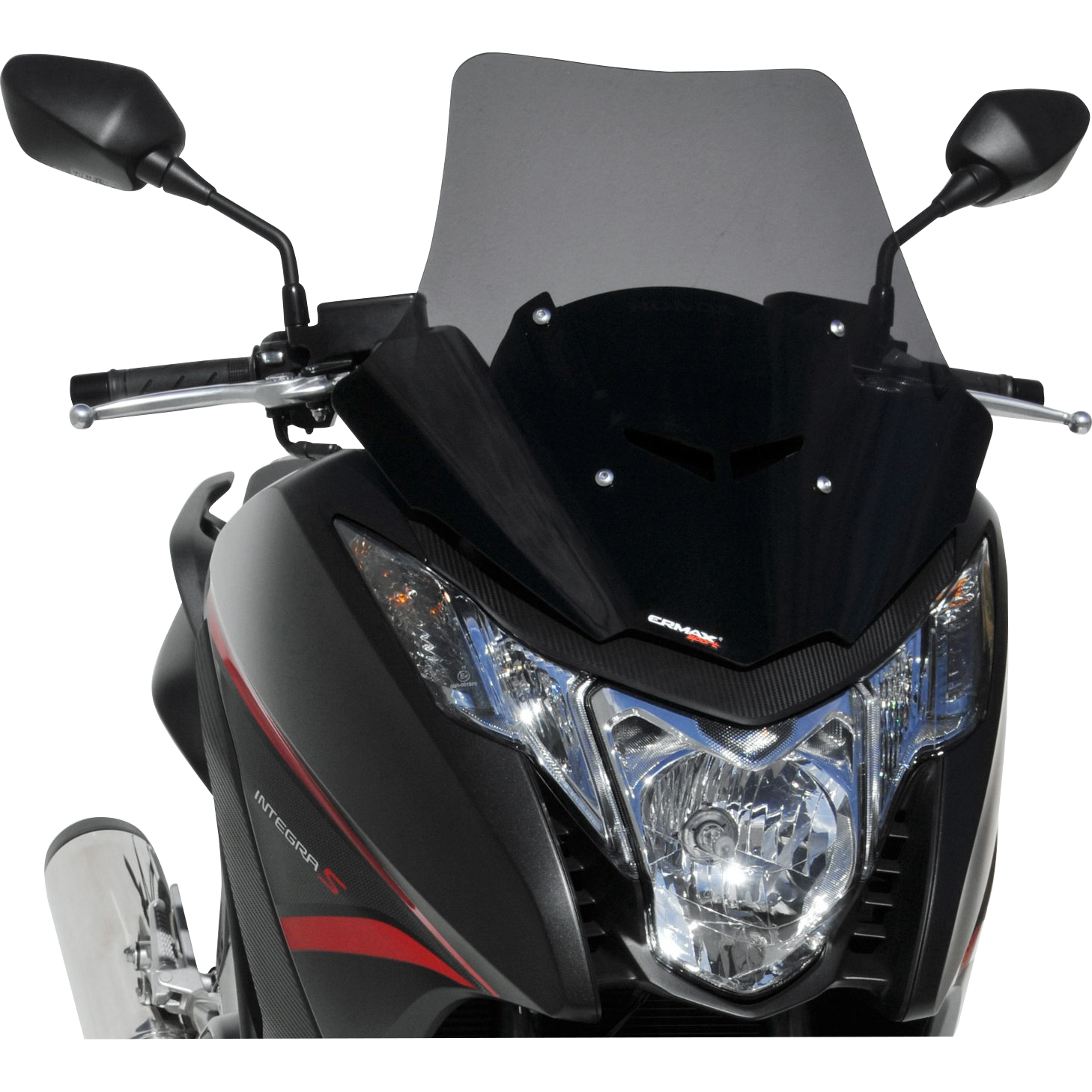 Ermax Scheibe Sport schwarz für Honda Integra 750 2016-2020 - Motorradteile & Ersatzteile - Verkleidungen & Abdeckungen