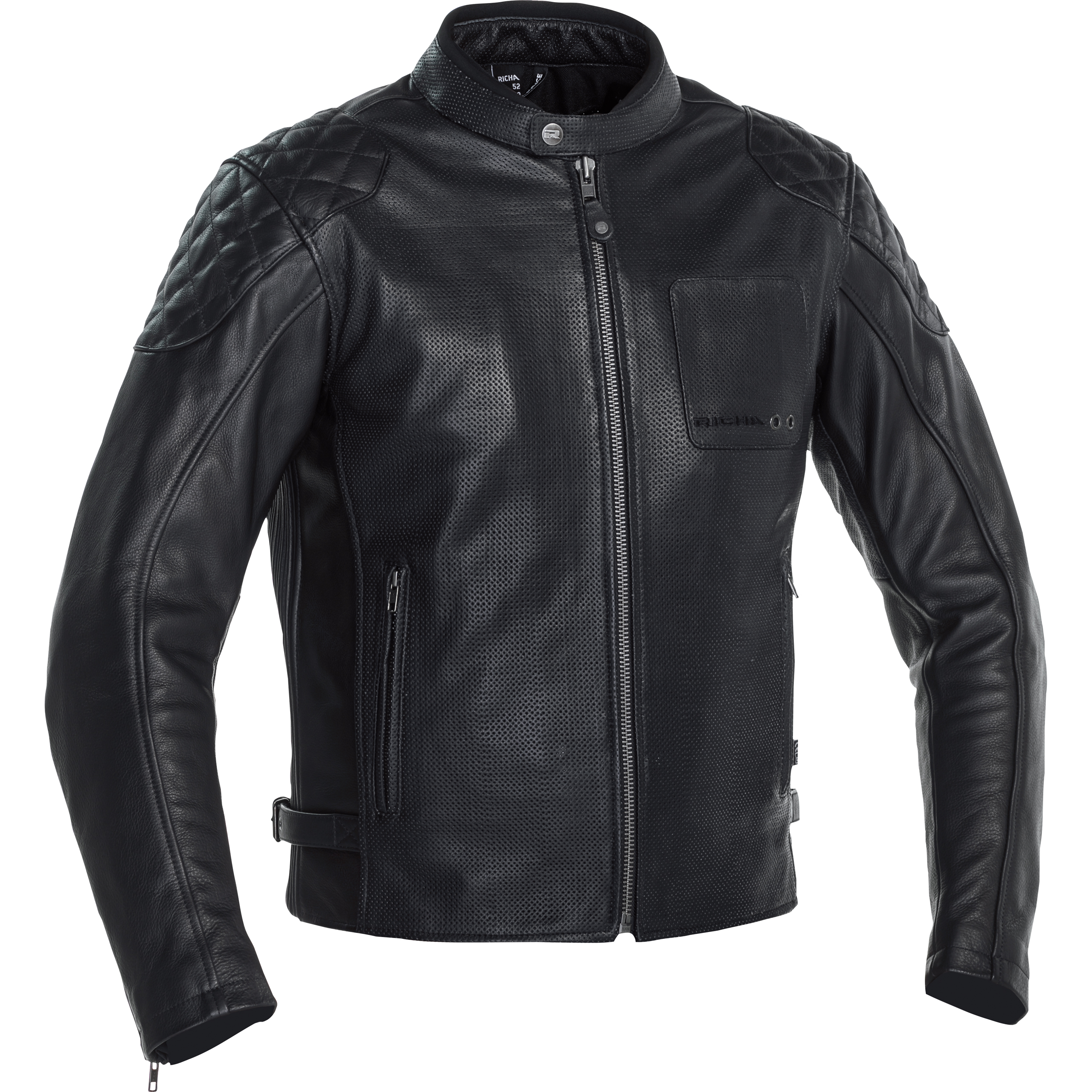 Richa Yorktown Lederjacke schwarz 52 - Motorradbekleidung - Motorradbekleidung Herren