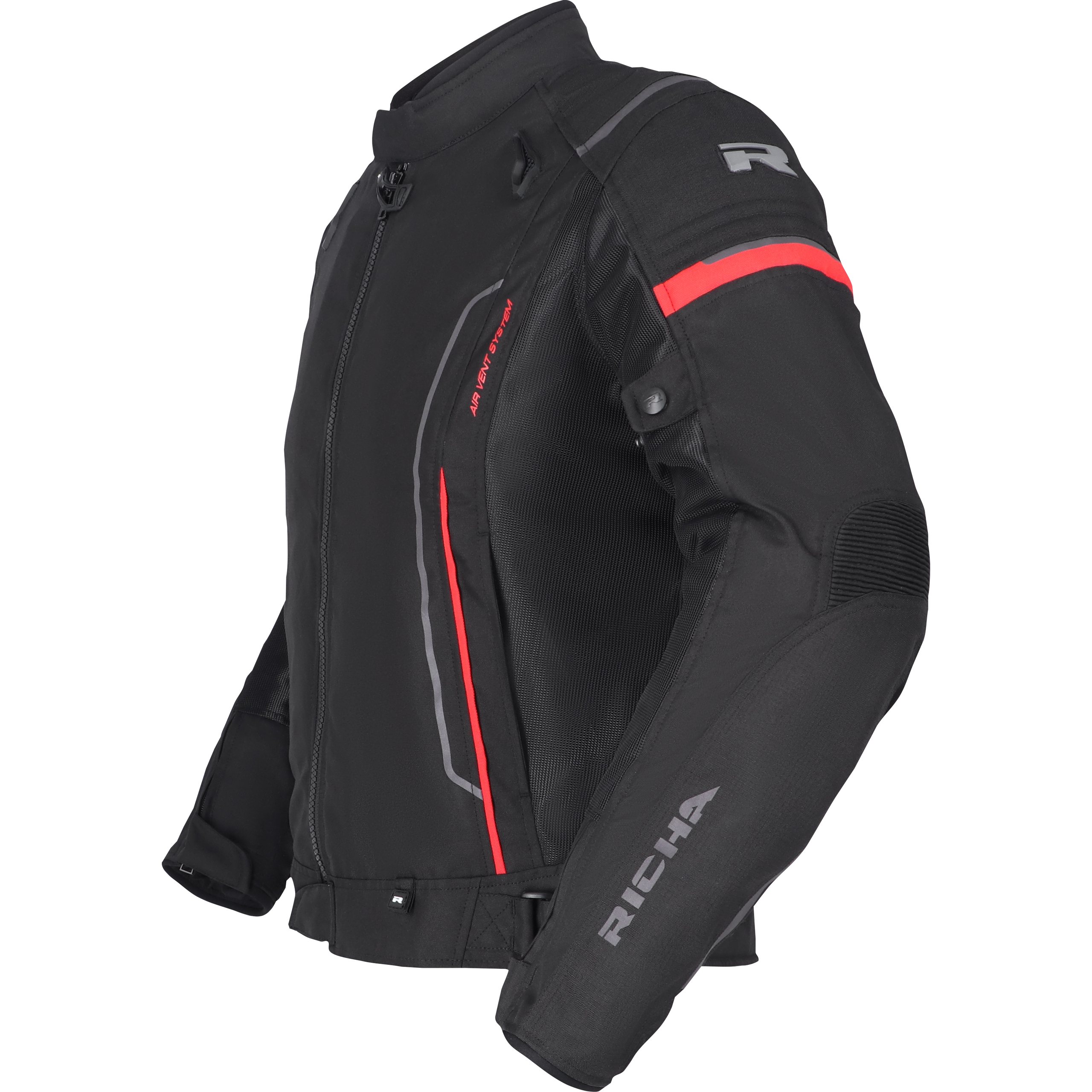 Richa-Airstream 3 Textiljacke schwarz/rot XL-2017401999002011