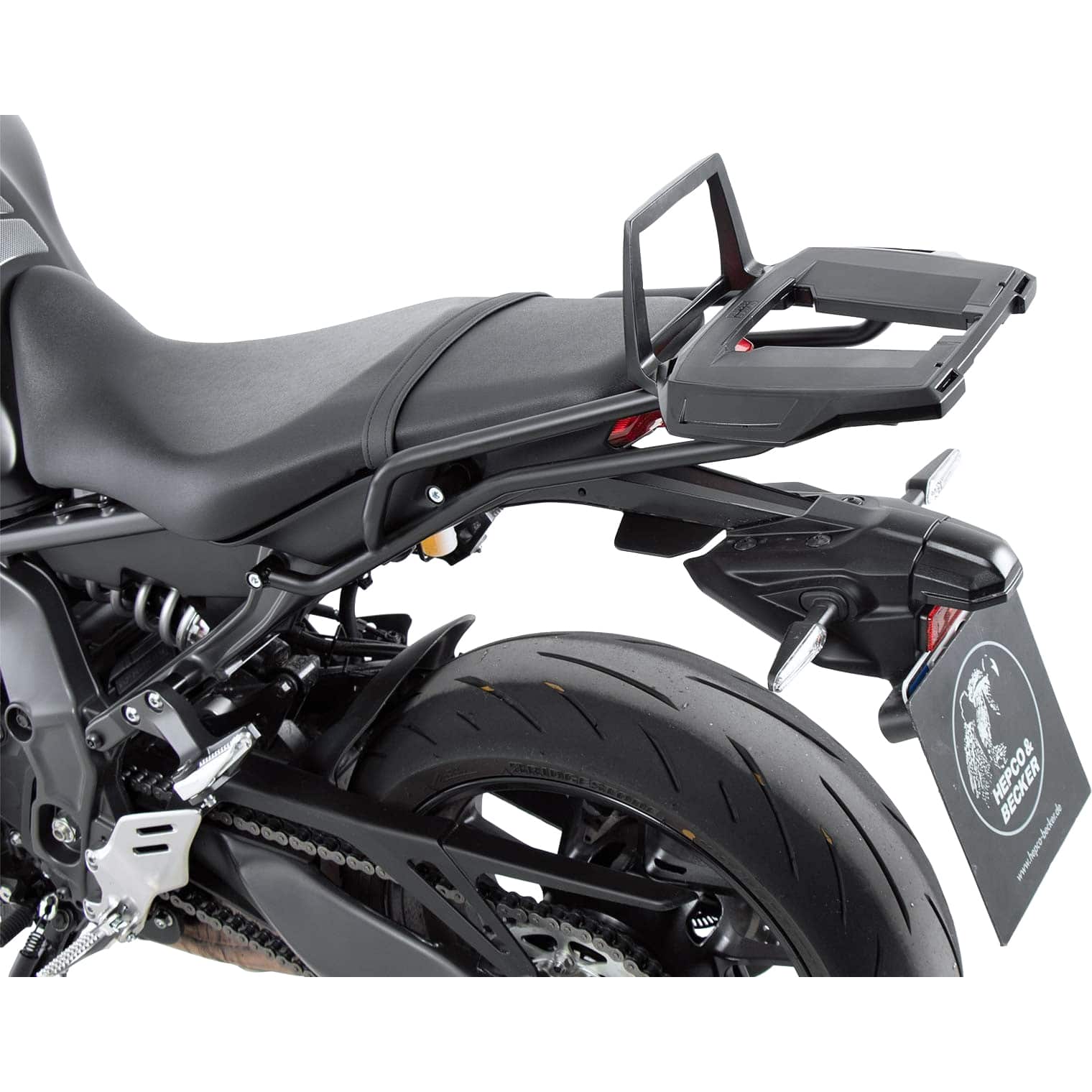 Hepco & Becker Gepäckbrücke Alurack schwarz für Yamaha MT-09 2021-2023 - Motorradzubehör - Motorradgepäck