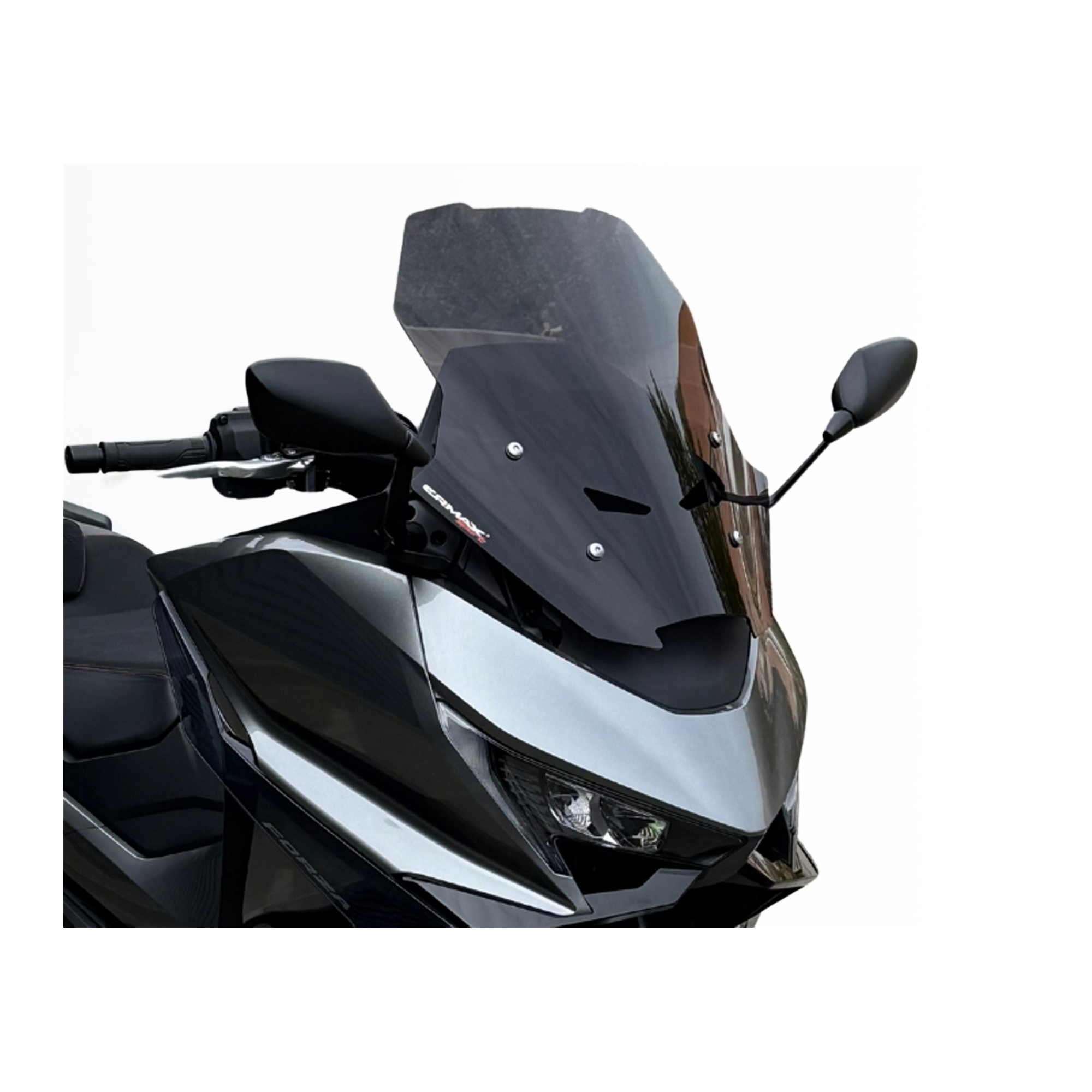 Ermax Verkleidungsscheibe Sport schwarz für Honda Forza 750 2025- - Motorradteile & Ersatzteile - Anbauteile