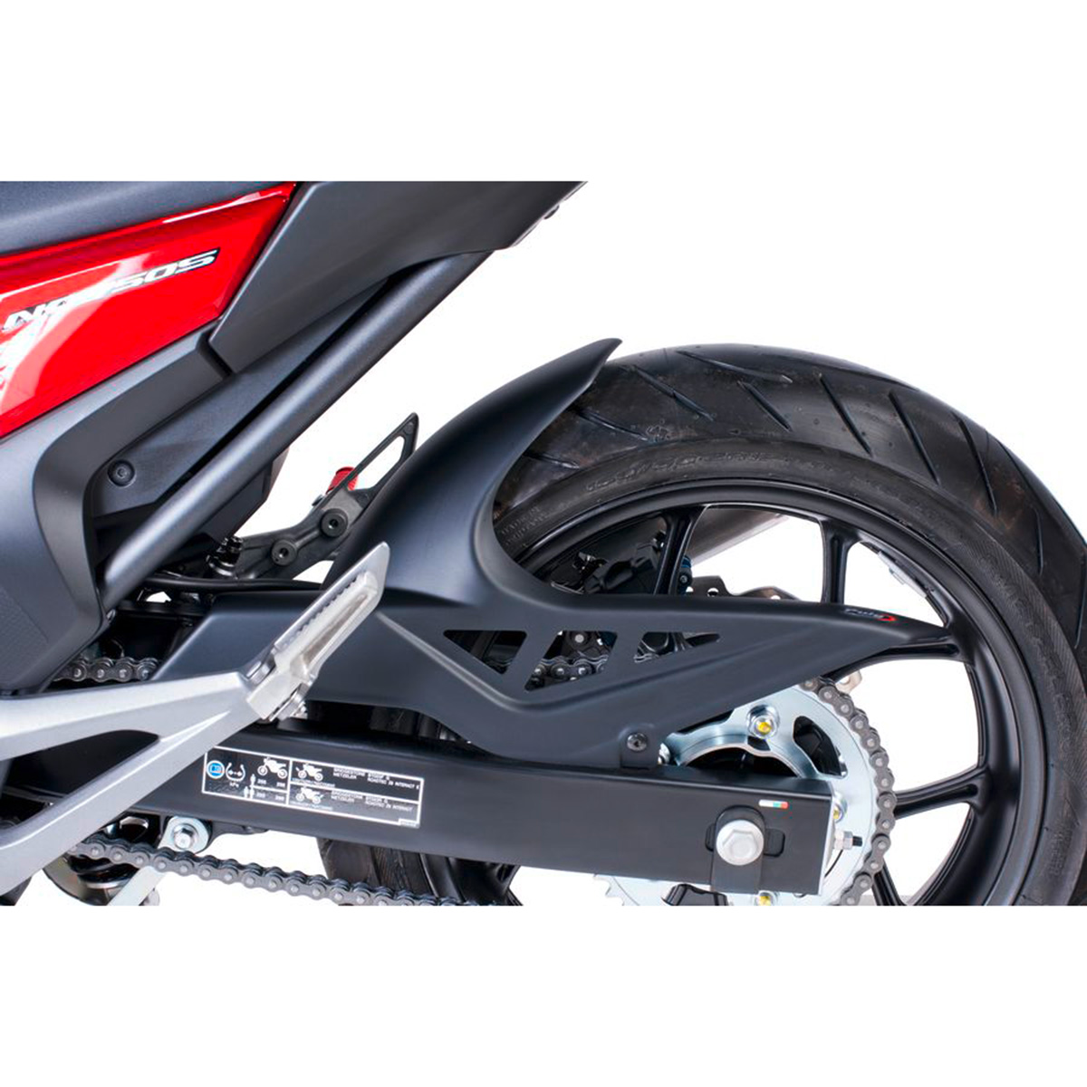 Puig Rear Wheel Cover matte black for Honda NC 700/750 S/X/Inte