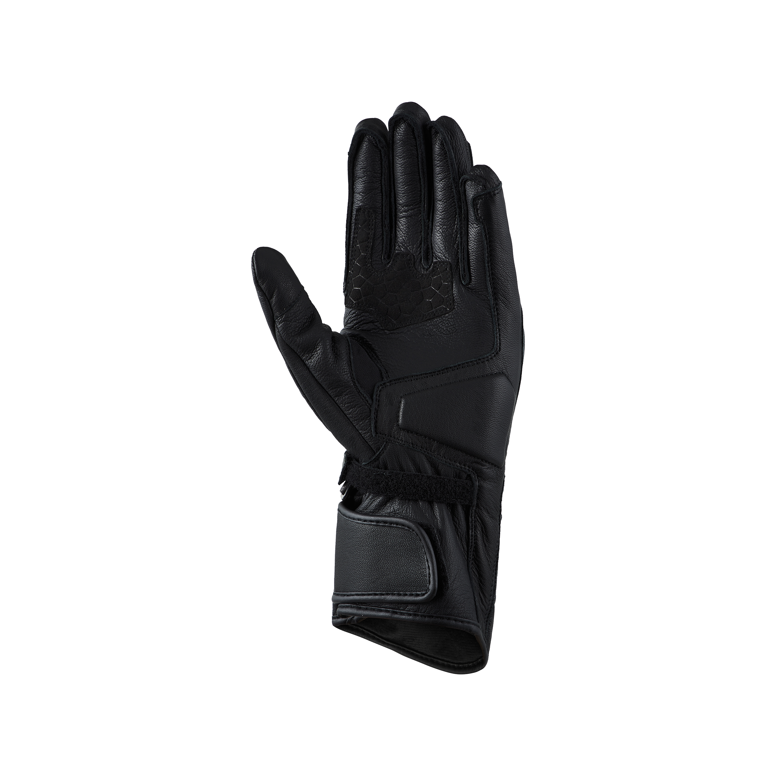 FLM-Mandalika Racing Damen Lederhandschuh lang schwarz 6,5-3118091999001931