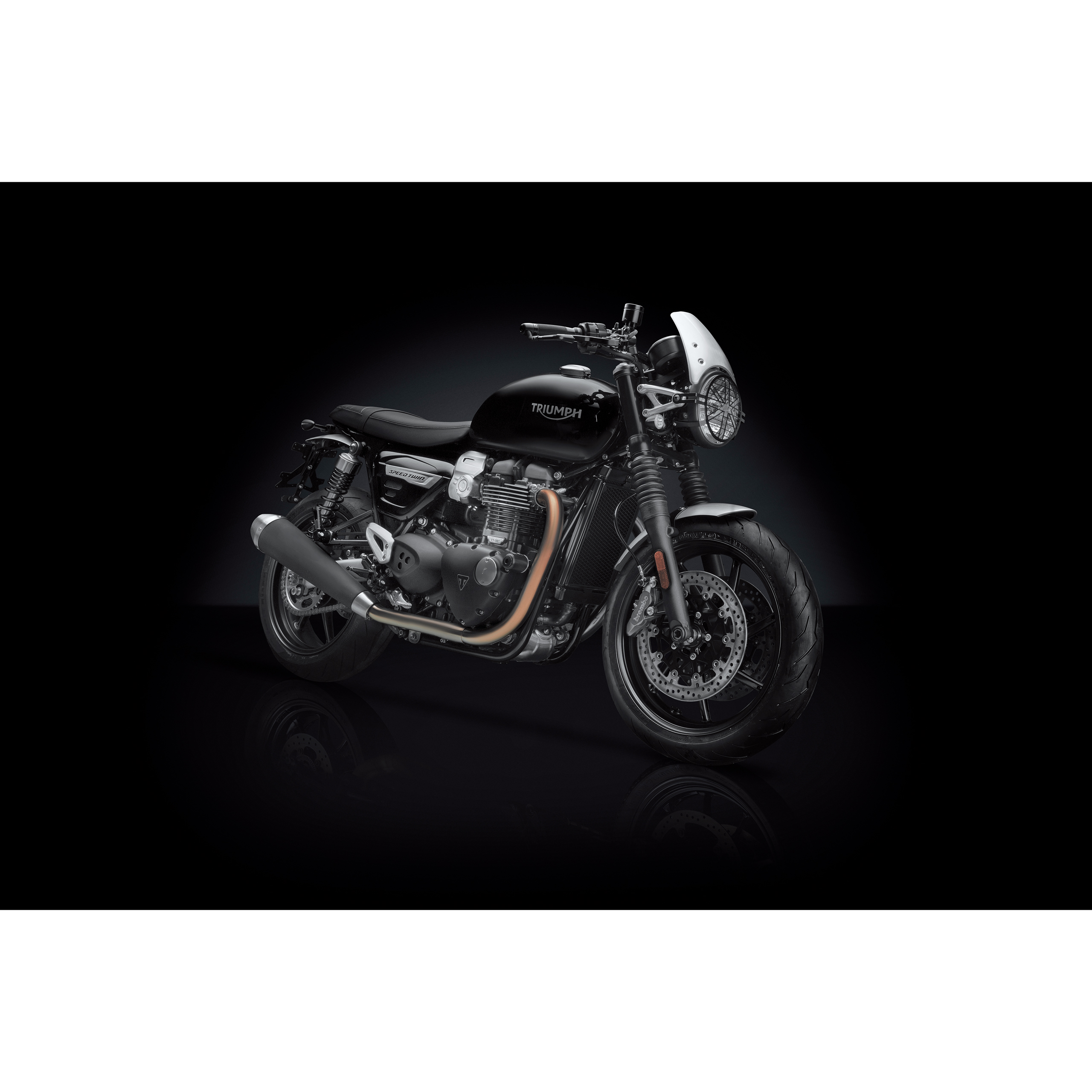 Rizoma-Anbausatz für Windschild CF010 ZTH062B für Speed Twin 1200-5704491135010250