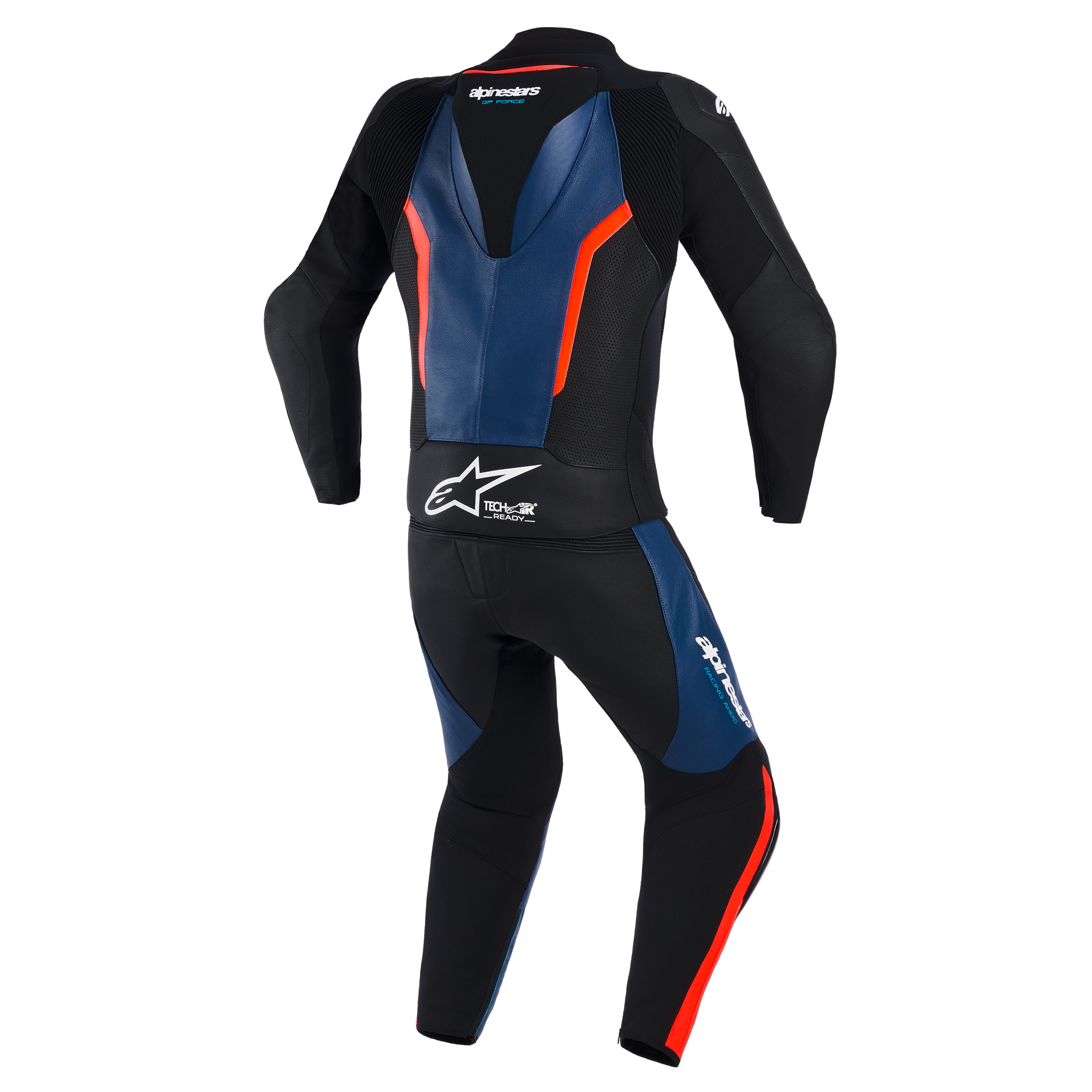 Alpinestars GP Force V2 Conductor suit 2-delna. schvarz/blau/fluo nered