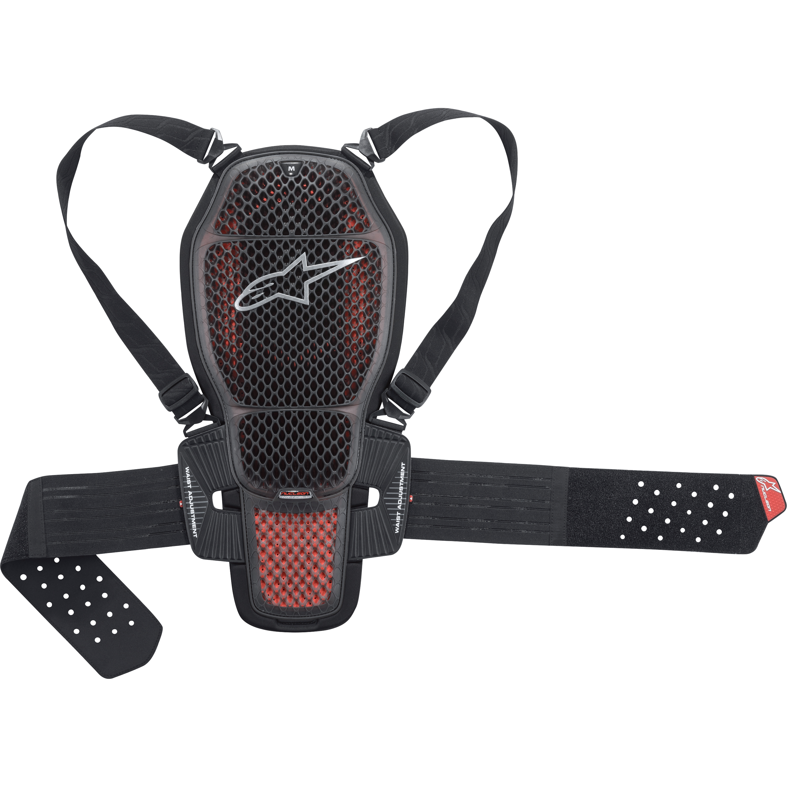 Alpinestars Nucleon KR-1 Cell Umschnall-Rückenprotektor rot/schwarz S - Motorradbekleidung - Protektoren & Sicherheit