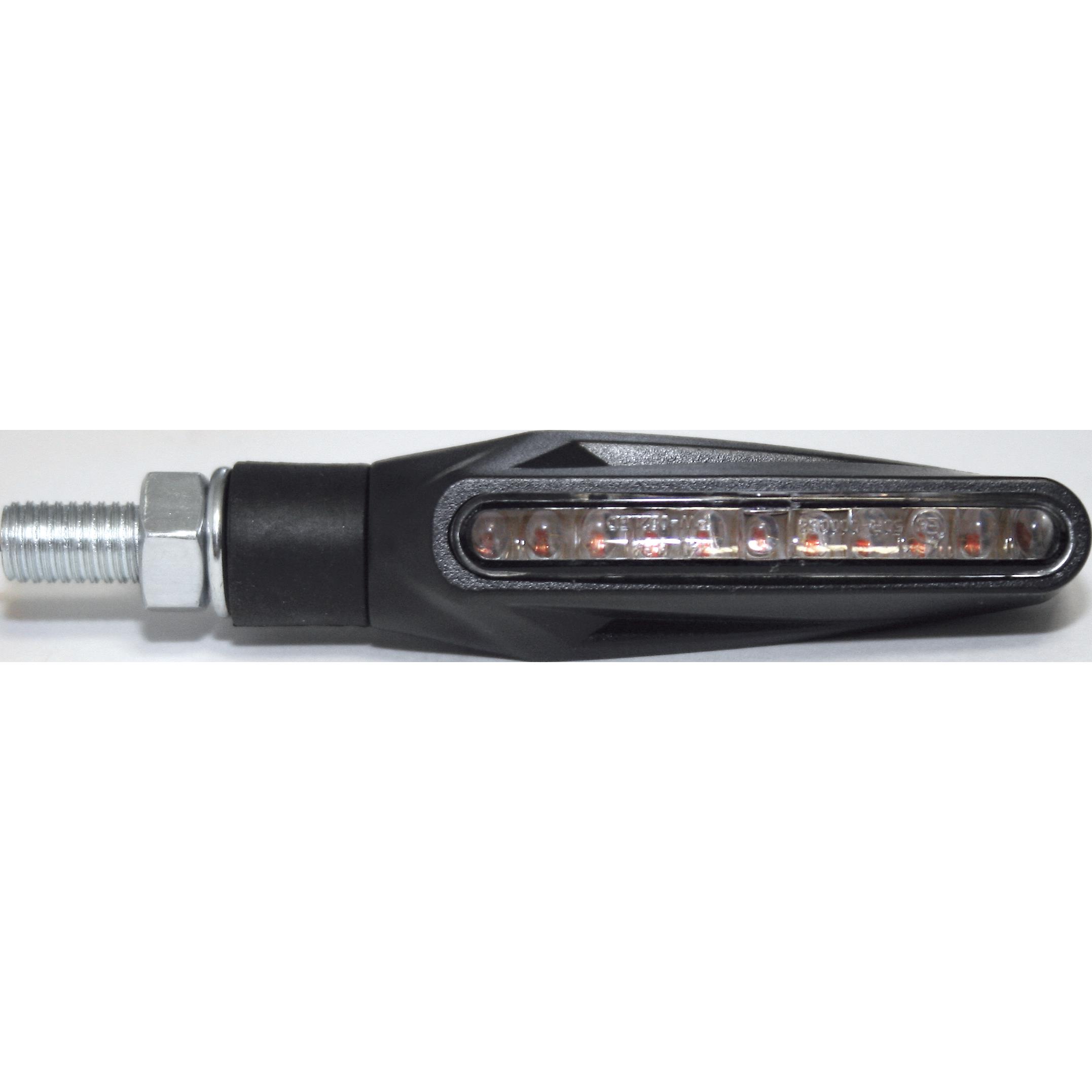 HIGHSIDER smart-LED Blinkerpaar Stix M8 schwarz, getöntes Glas-5706441020000940