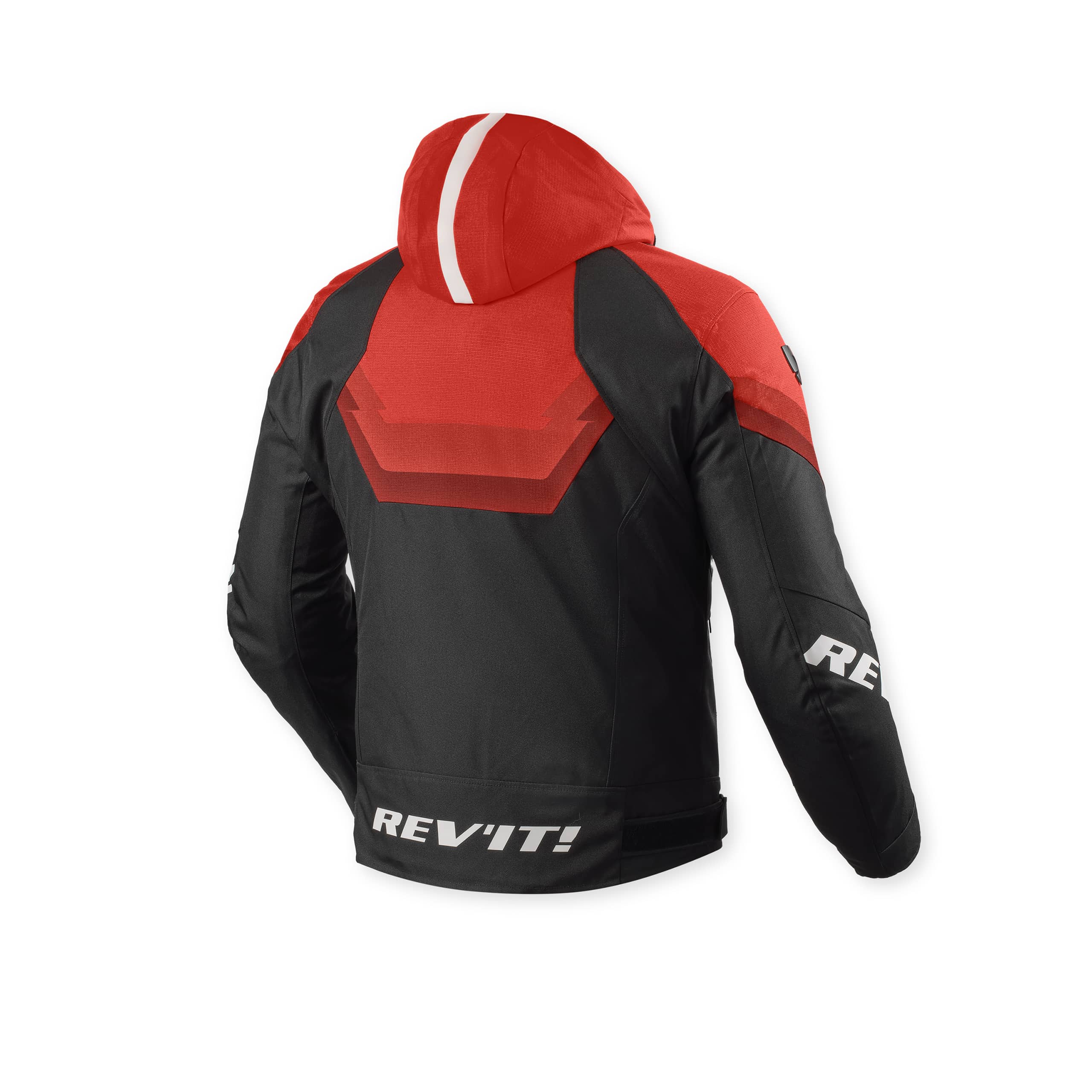 REV'IT!-Quantum 3 H2O Textiljacke schwarz/rot XXL-0000789999033012