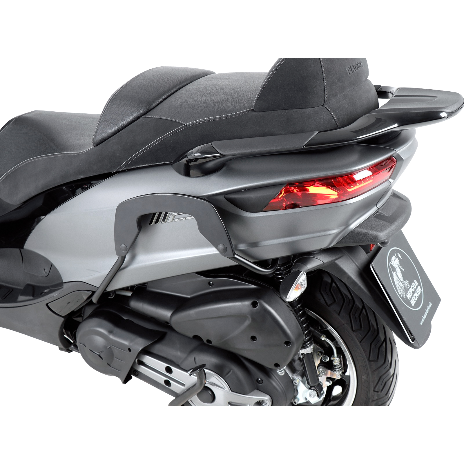 Hepco & Becker C-Bow Seitentaschenhalter schwarz für Piaggio MP3 350 2018- - Motorradzubehör - Motorradgepäck