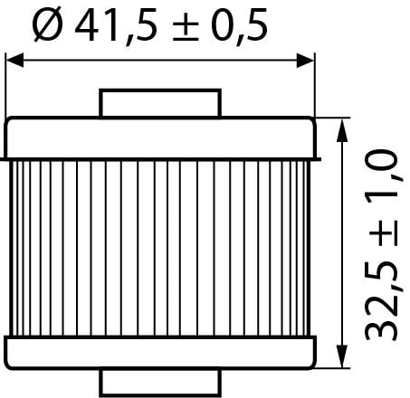 Hi-Q Ölfilter Einsatz OF185 für Aprilia/BMW/Peugeot.... - Motorradteile & Ersatzteile - Filter & Schläuche