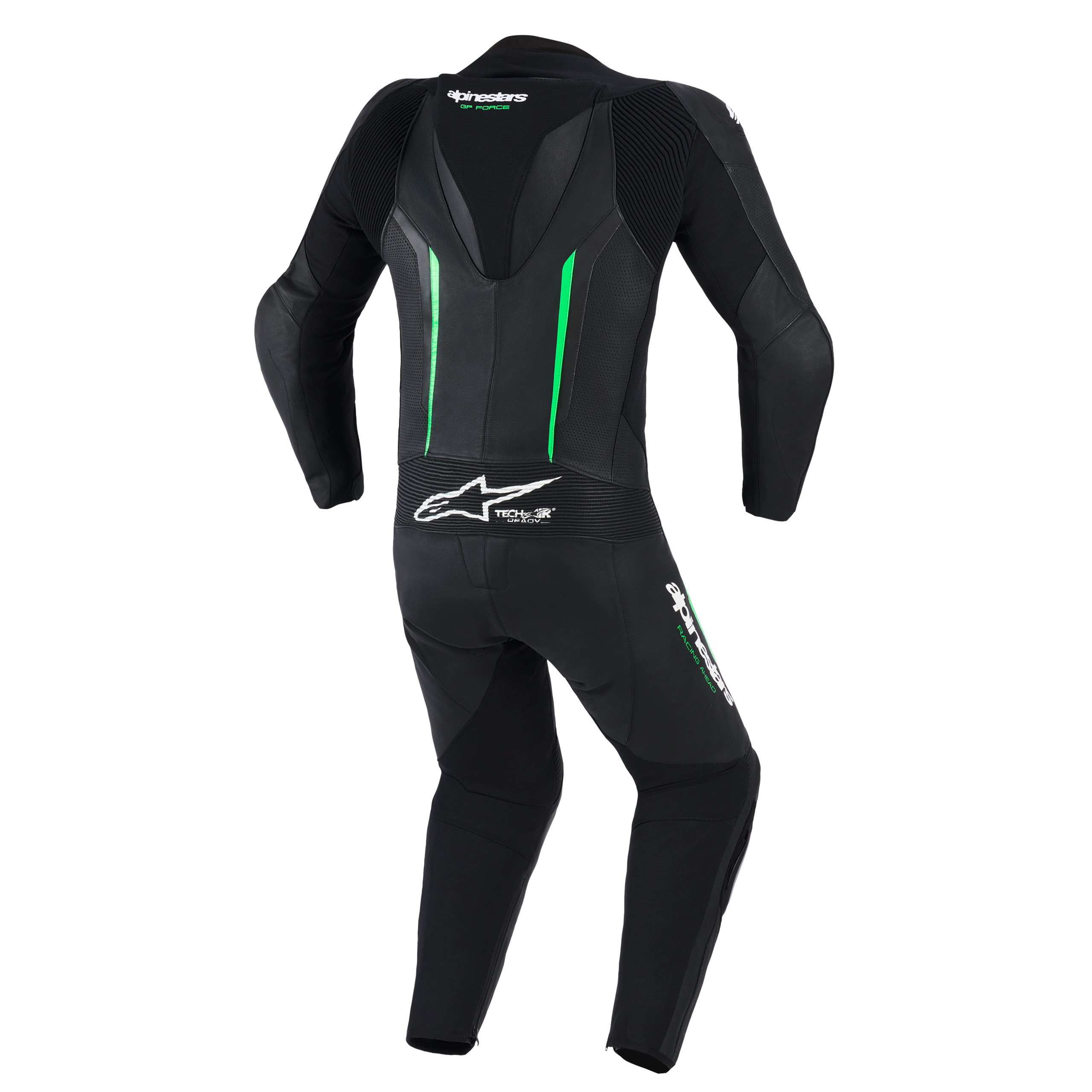 Alpinestars-GP Force V2 Lederkombi 1-tlg. schwarz/grün 58-0001710999073310