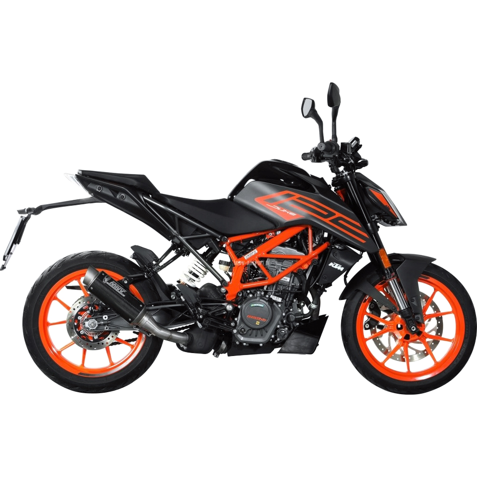MIVV GP Pro échappement KT.025.L2P Carbone pour KTM Duke 125/390 2021-