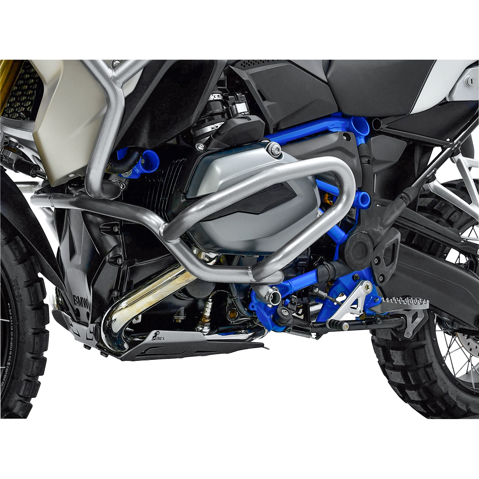 Zieger Sturzbügel unten silber für BMW R 1200 GS LC - Motorradteile & Ersatzteile - Anbauteile