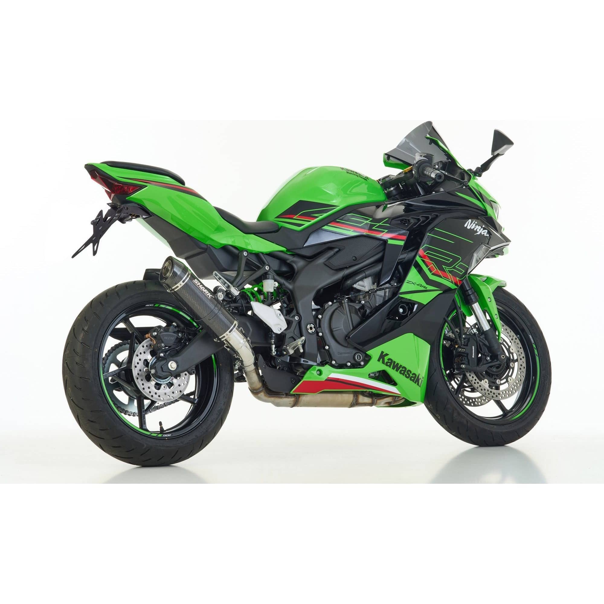 Shark exhaust Auspuff Street GP short Carbon für Kawasaki ZX-4 RR - Motorradteile & Ersatzteile - Auspuff