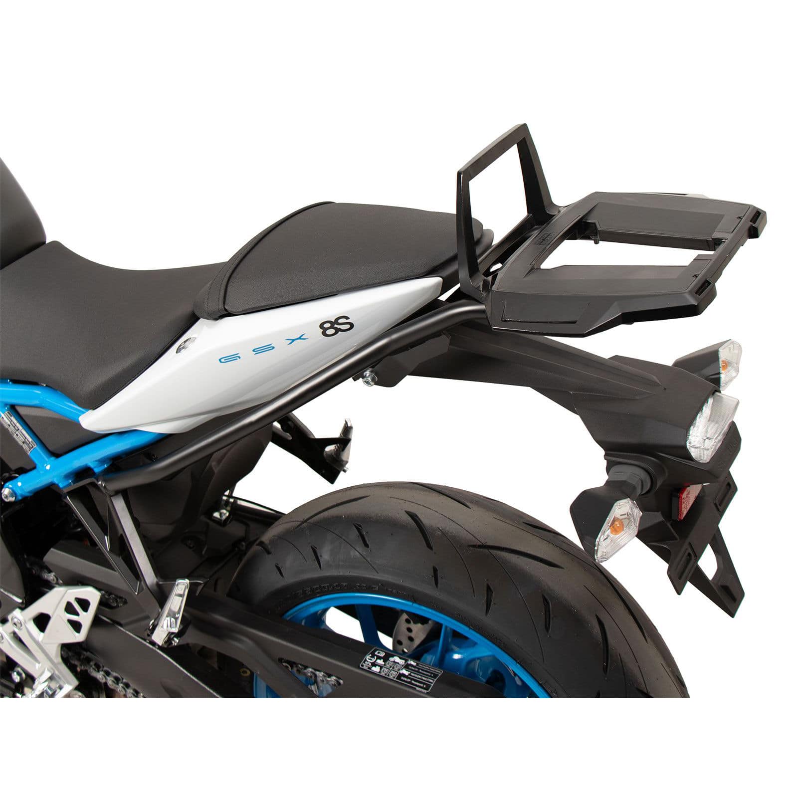 Hepco & Becker Gepäckbrücke Alurack schwarz für Suzuki GSX-8 S - Motorradzubehör - Motorradgepäck